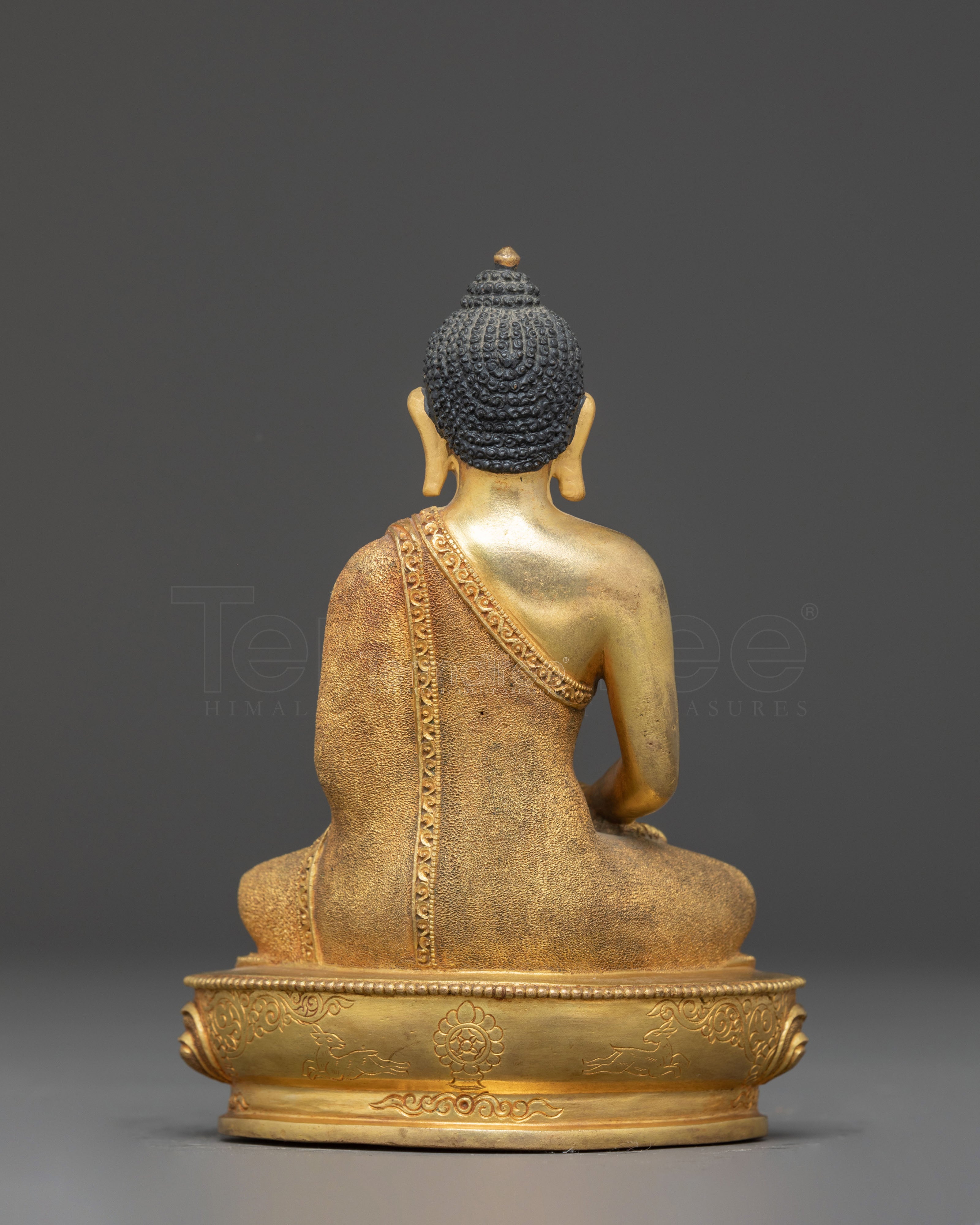 Peaceful Buddha Amitabha Golden Statue | The Buddha of Infinite Light
