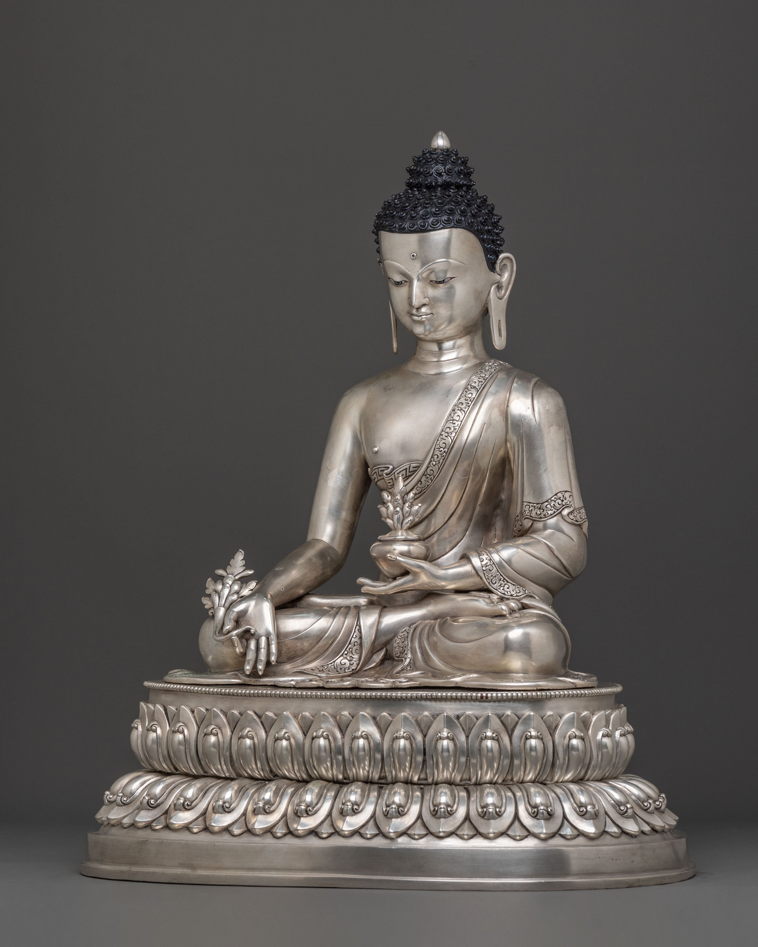 Medicine Buddha Spiritual Statue | Meditation Altar Decor