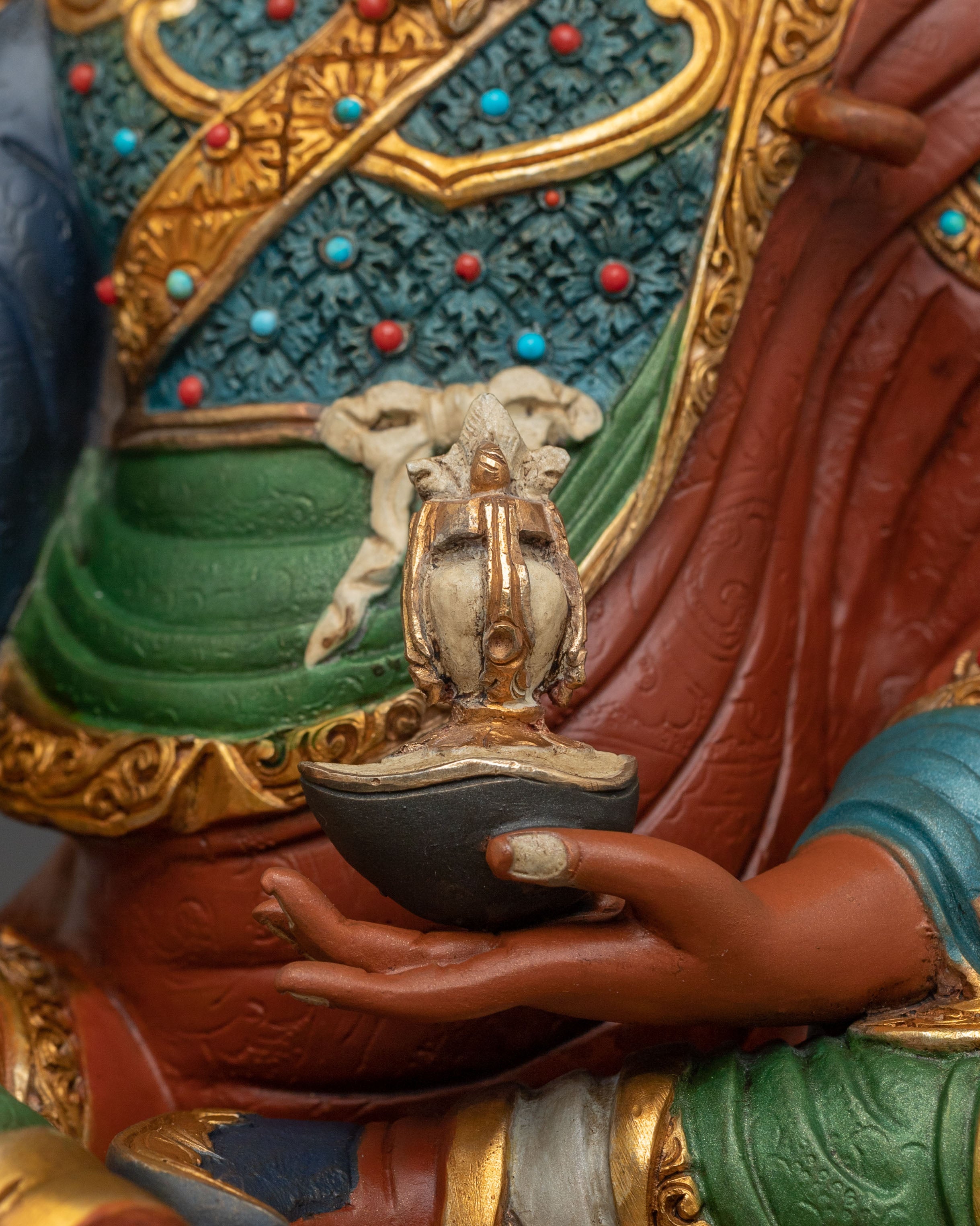 statue of spiritual teacher guru rinpoche | | Symbol of Dharma Wisdom