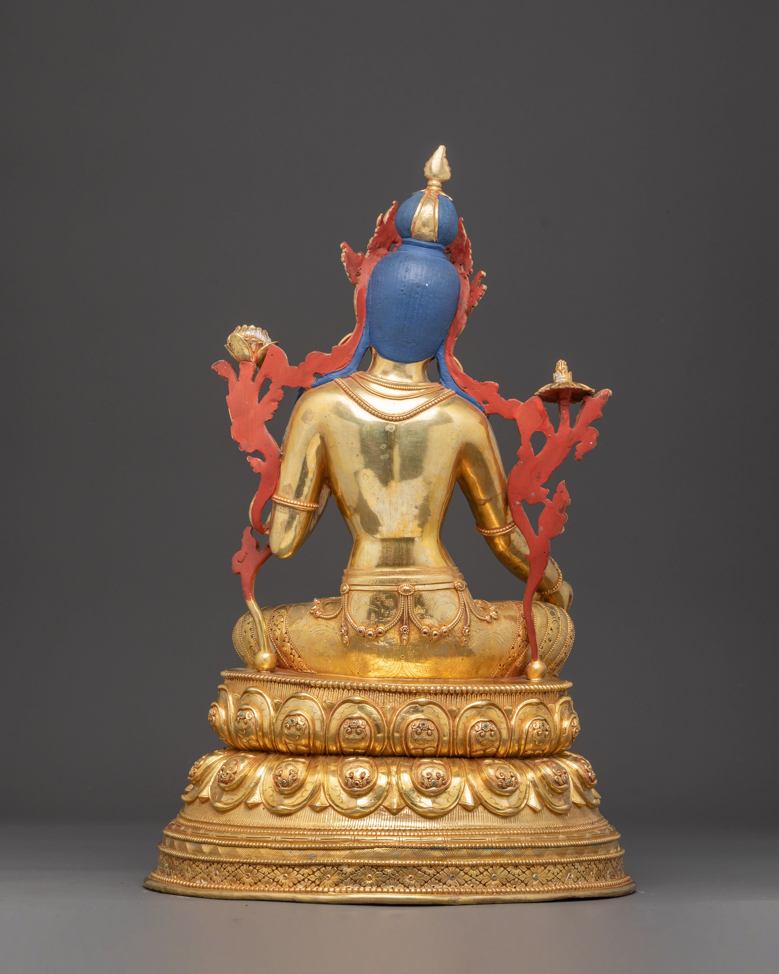 Green Tara Statue: Love and Compassion Deity | Female Bodhisattva