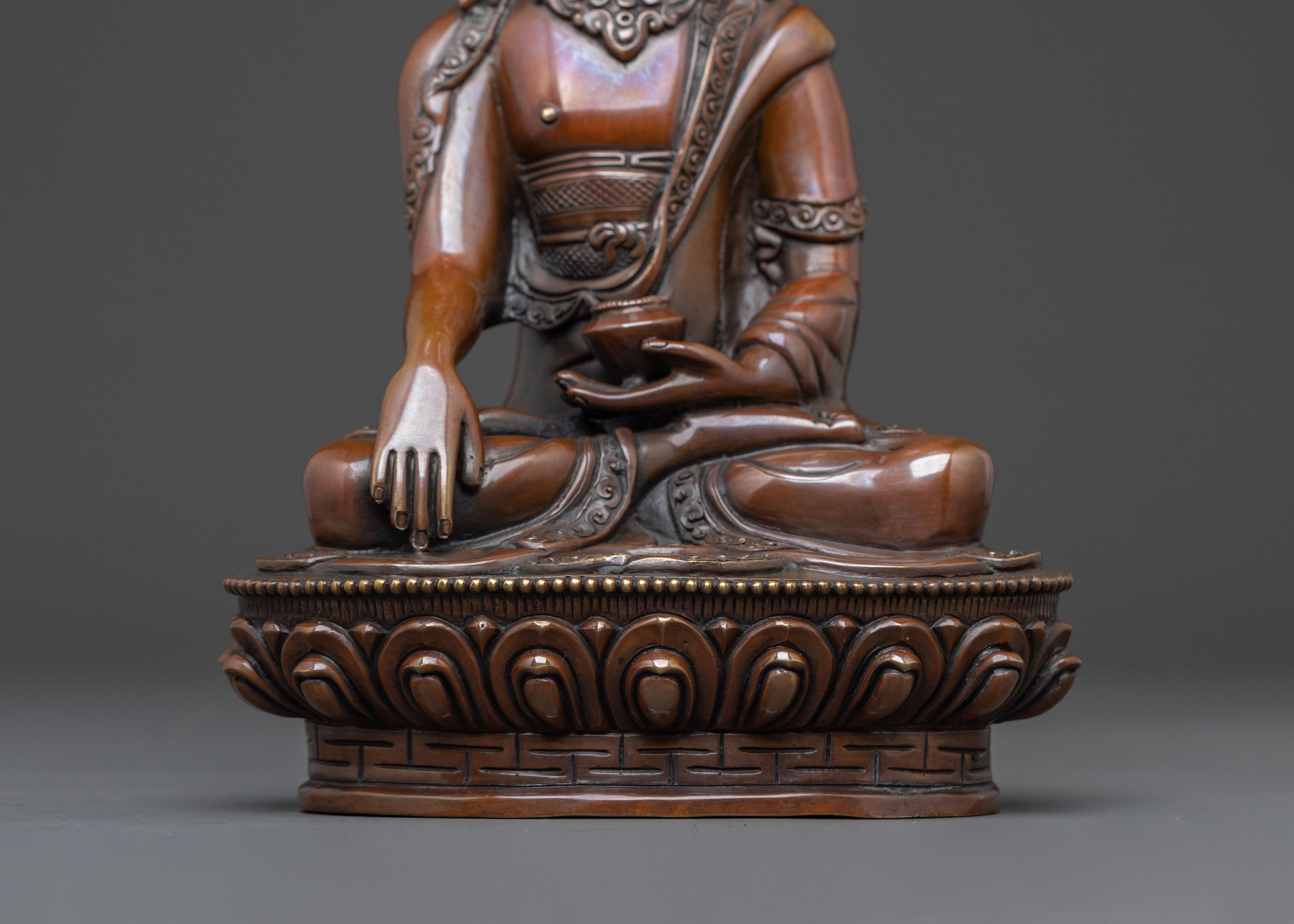Crown Shakyamuni Buddha Statue | Meditational Decor