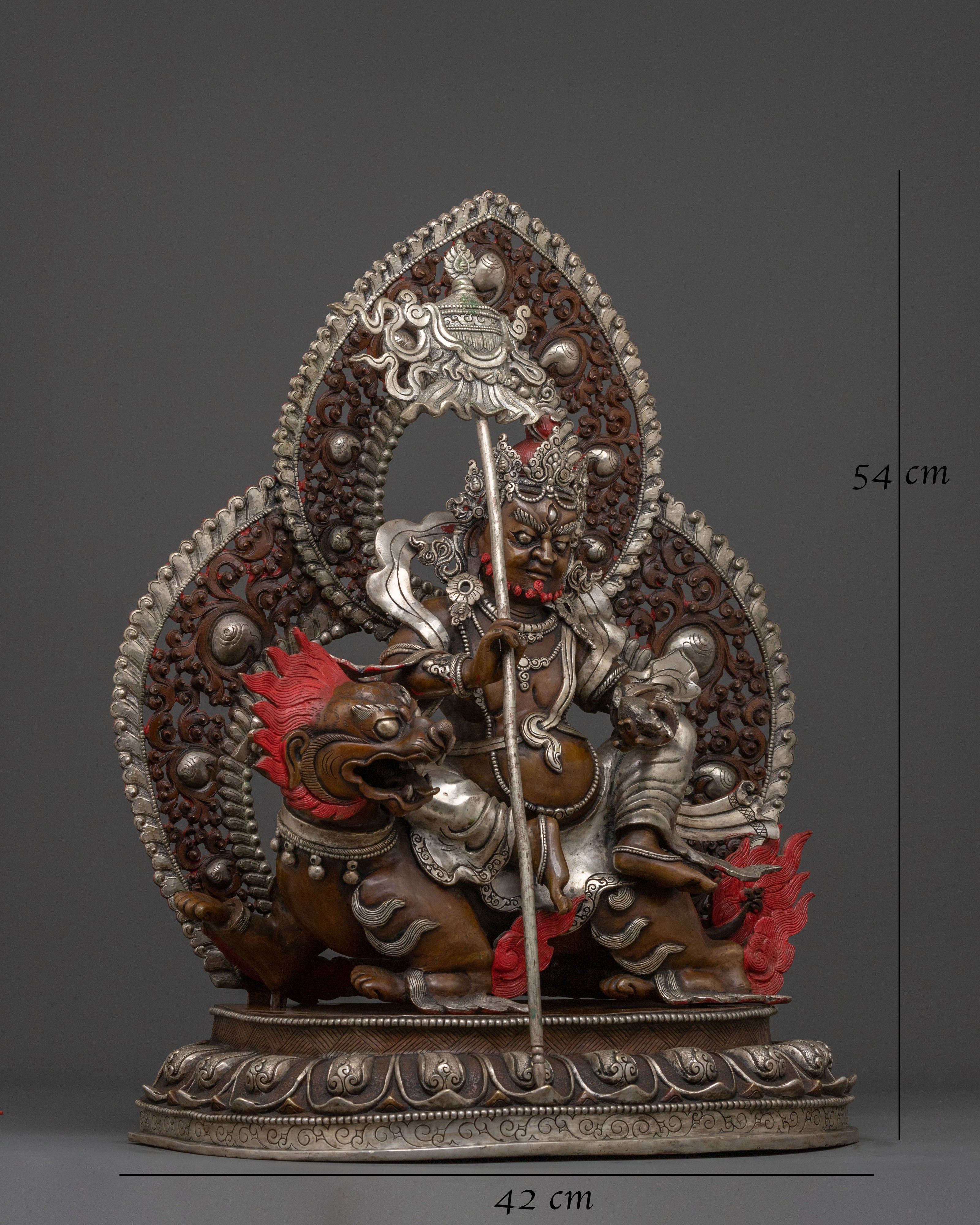 Hand-Carved Namtoshe Statue | Wealth Guardian