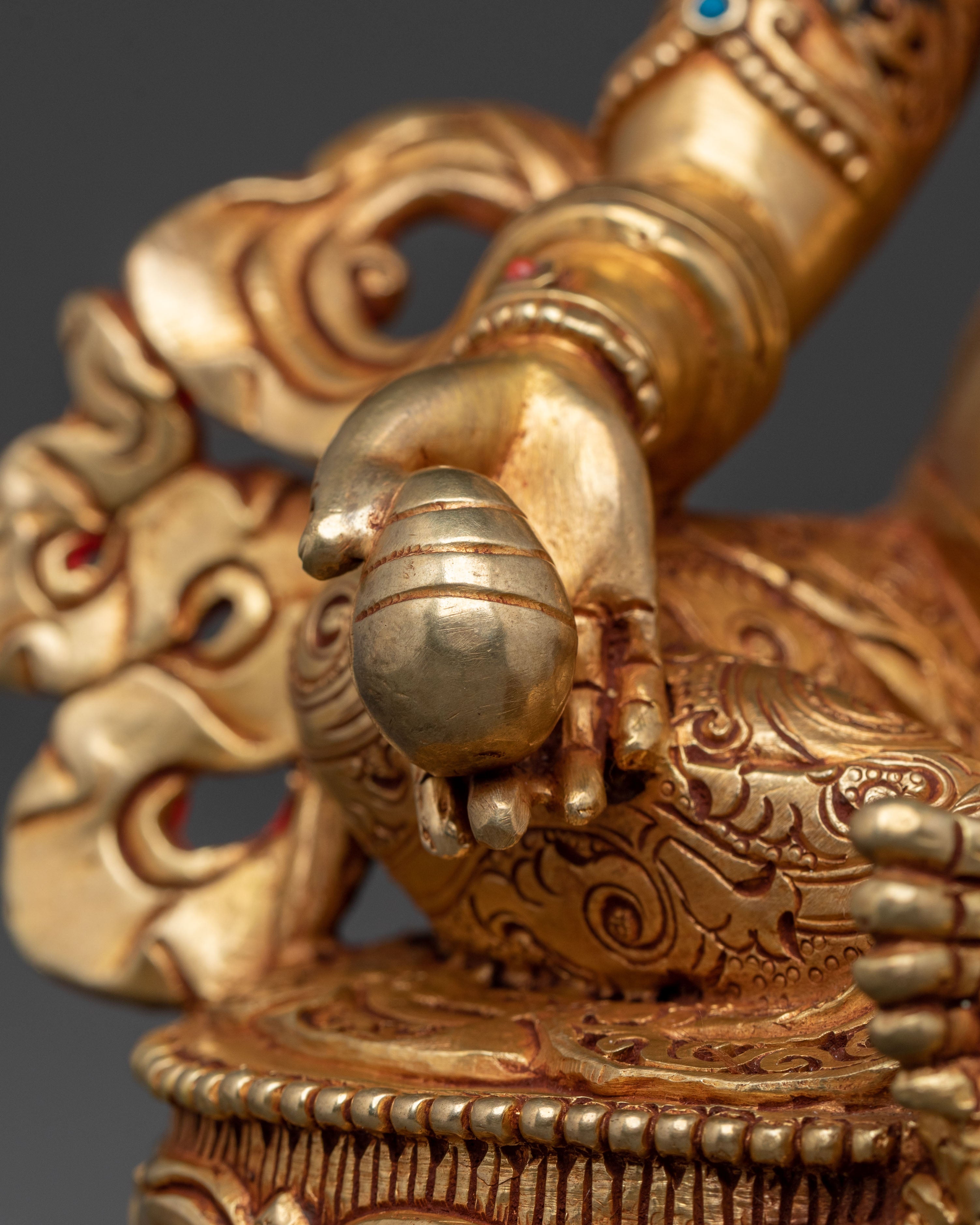 Handcrafted Dzambhala Spiritual Statue | Wealth Deity