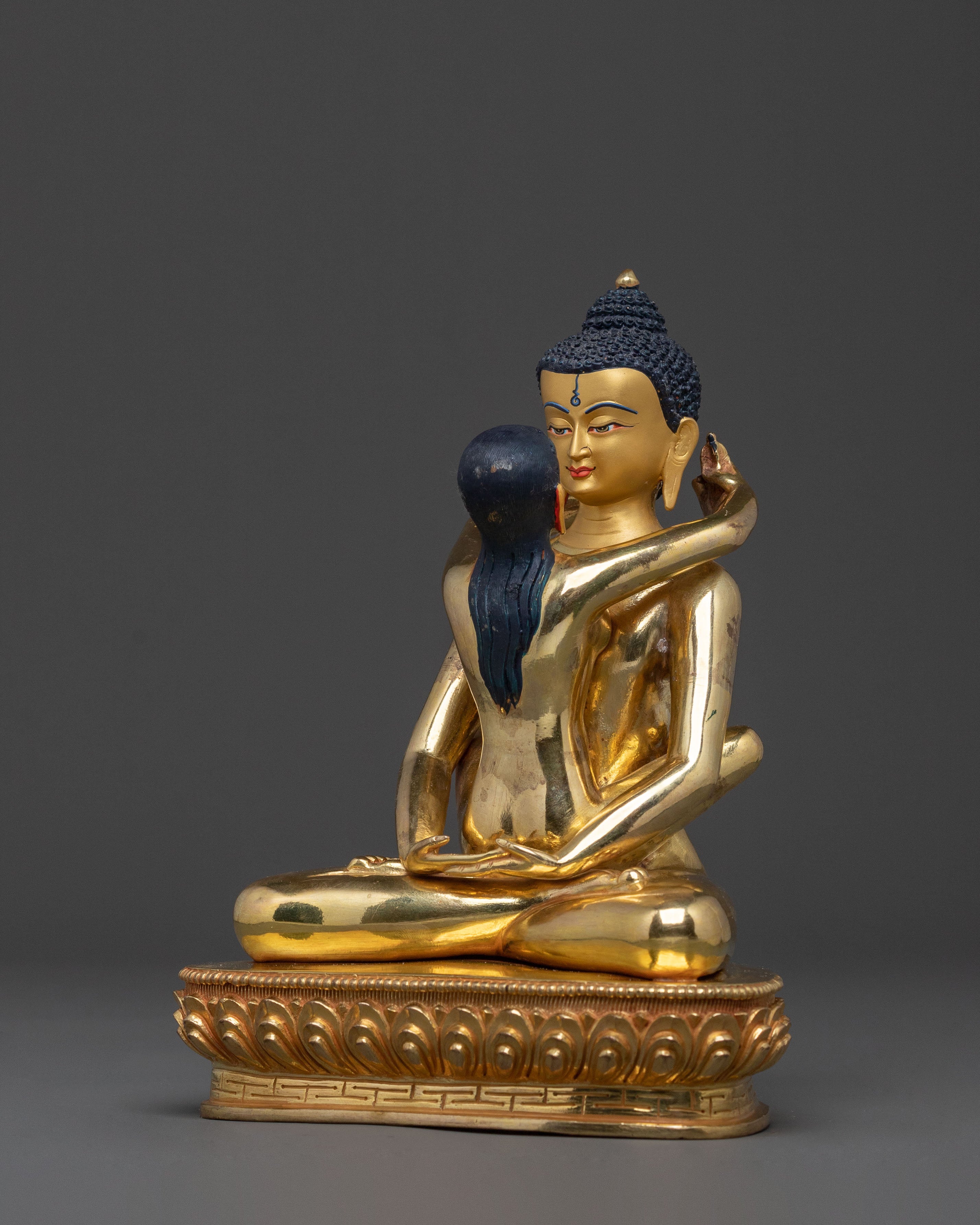Samantabhadra Statue with Consort | Spiritual Figurine