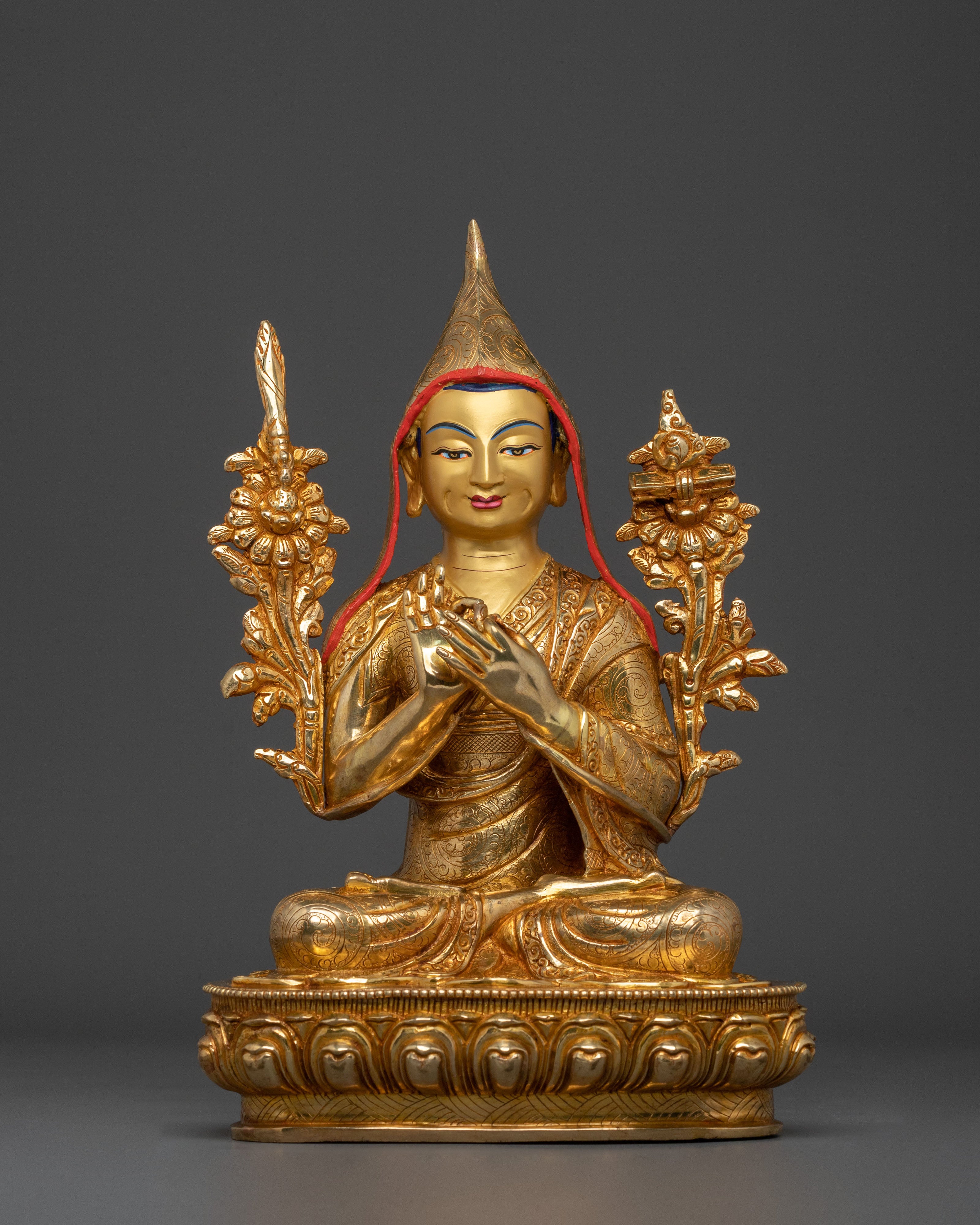 Tsongkhapa Buddhist Handcrafted Statue