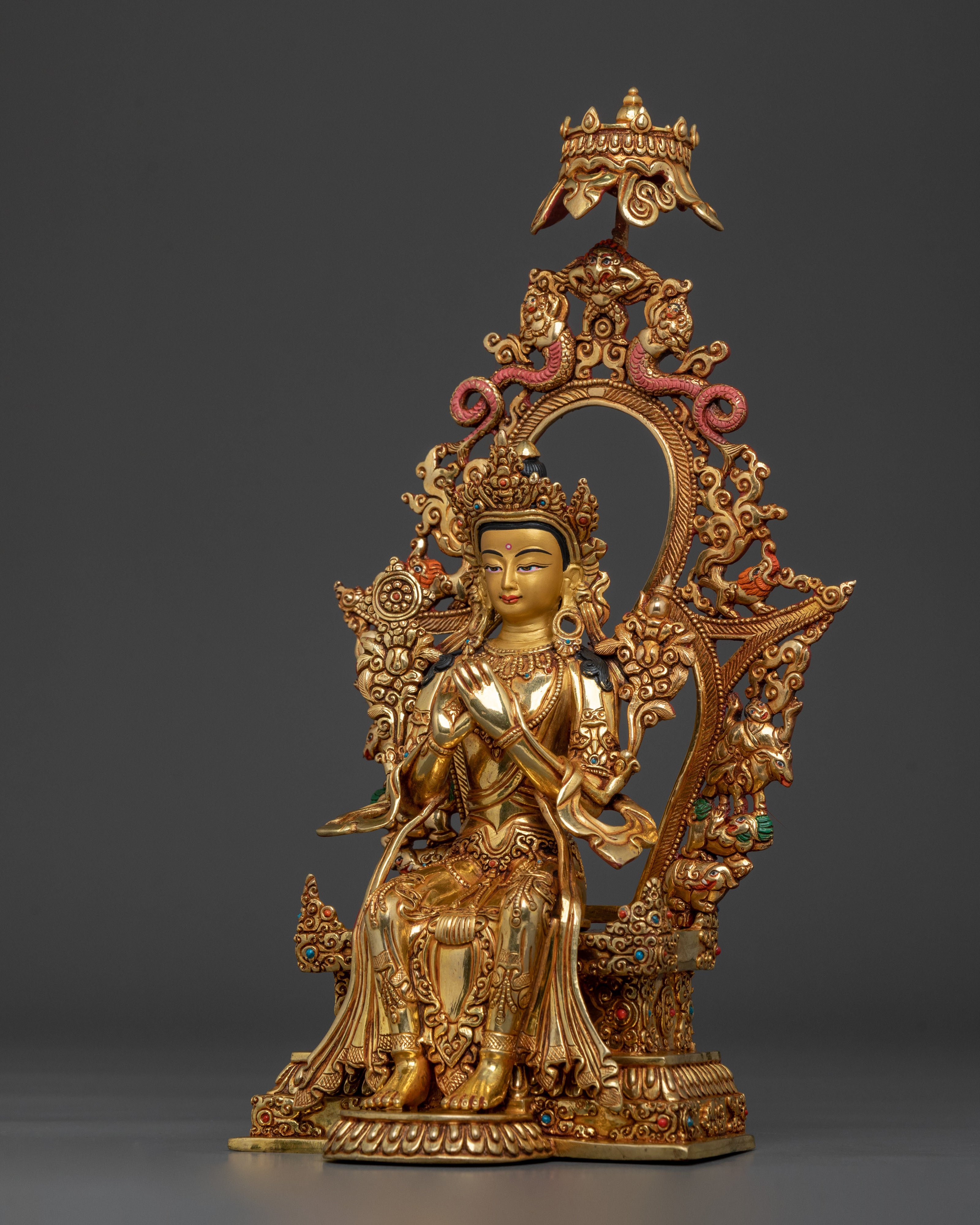 Future Buddha Maitreya Statue | Tibetan Buddhist Figurine