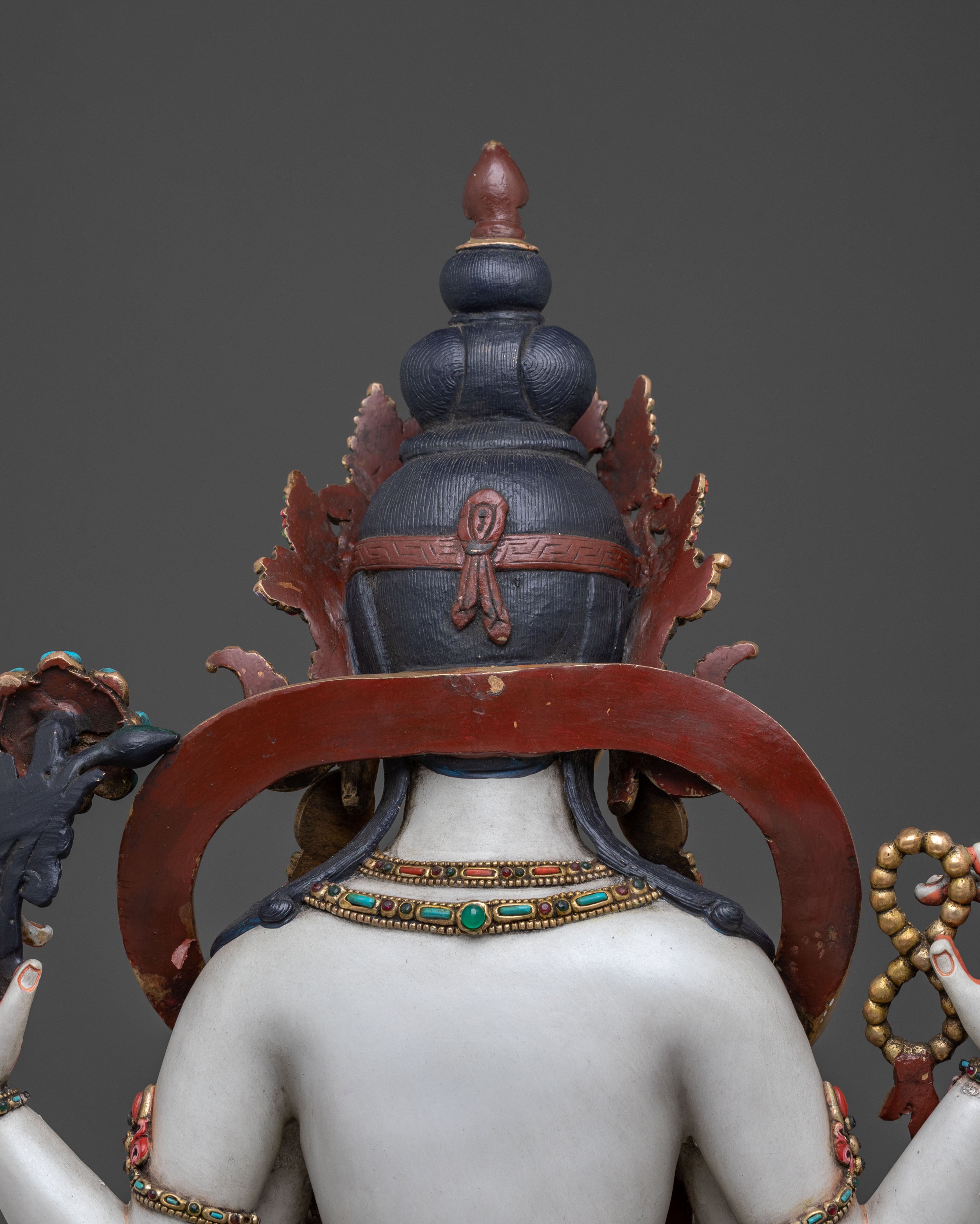Four-Armed Divine Chenrezig | Buddhist Sculpture
