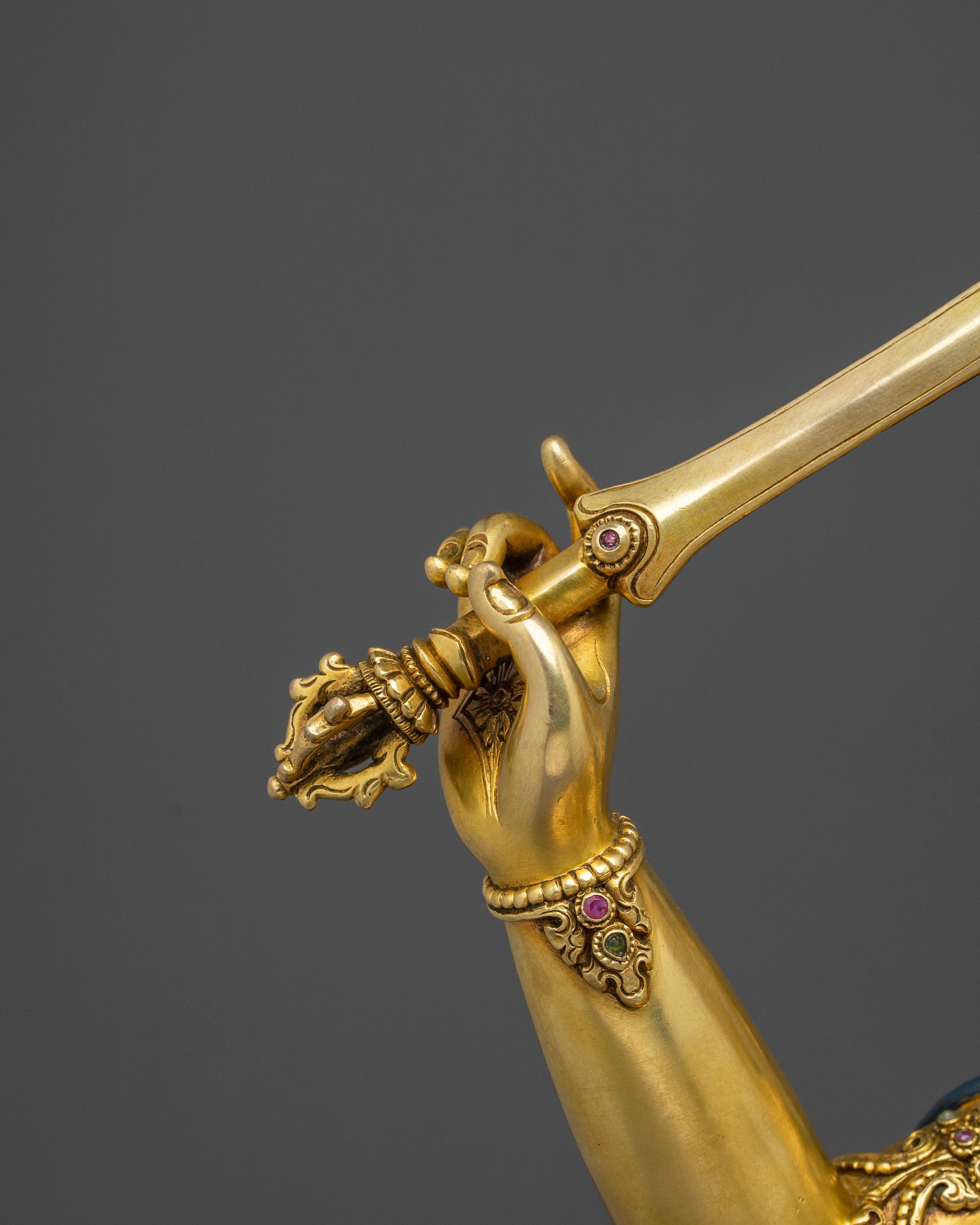 Manjughoṣa Spiritual Sculpture | Buddhist Shrine Decor