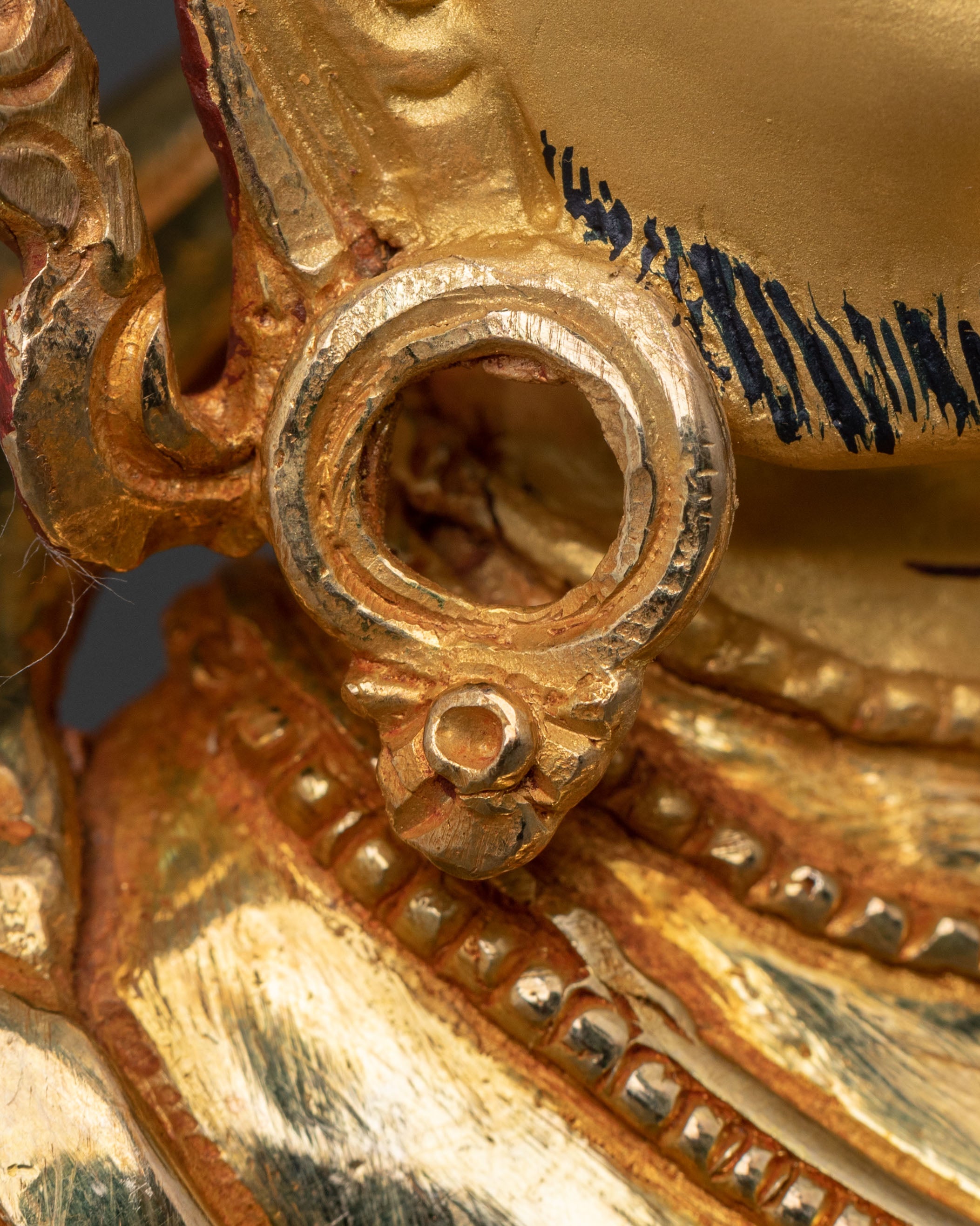 Naropa & Tilopa Statue Set | 24K Gold Gilded Figurines