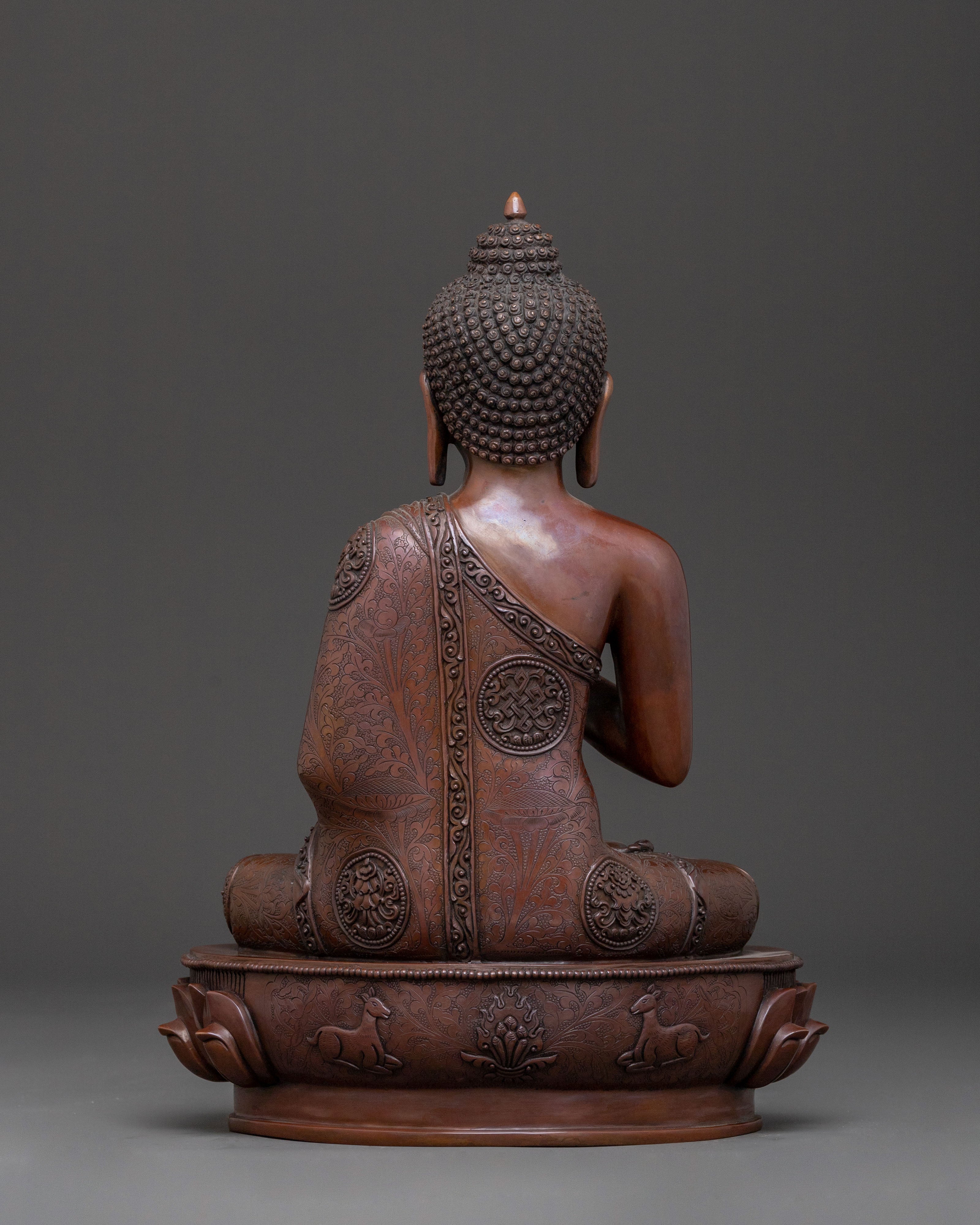 Statue of Amogasiddhi Dhyani Buddha | Wisdom Buddha