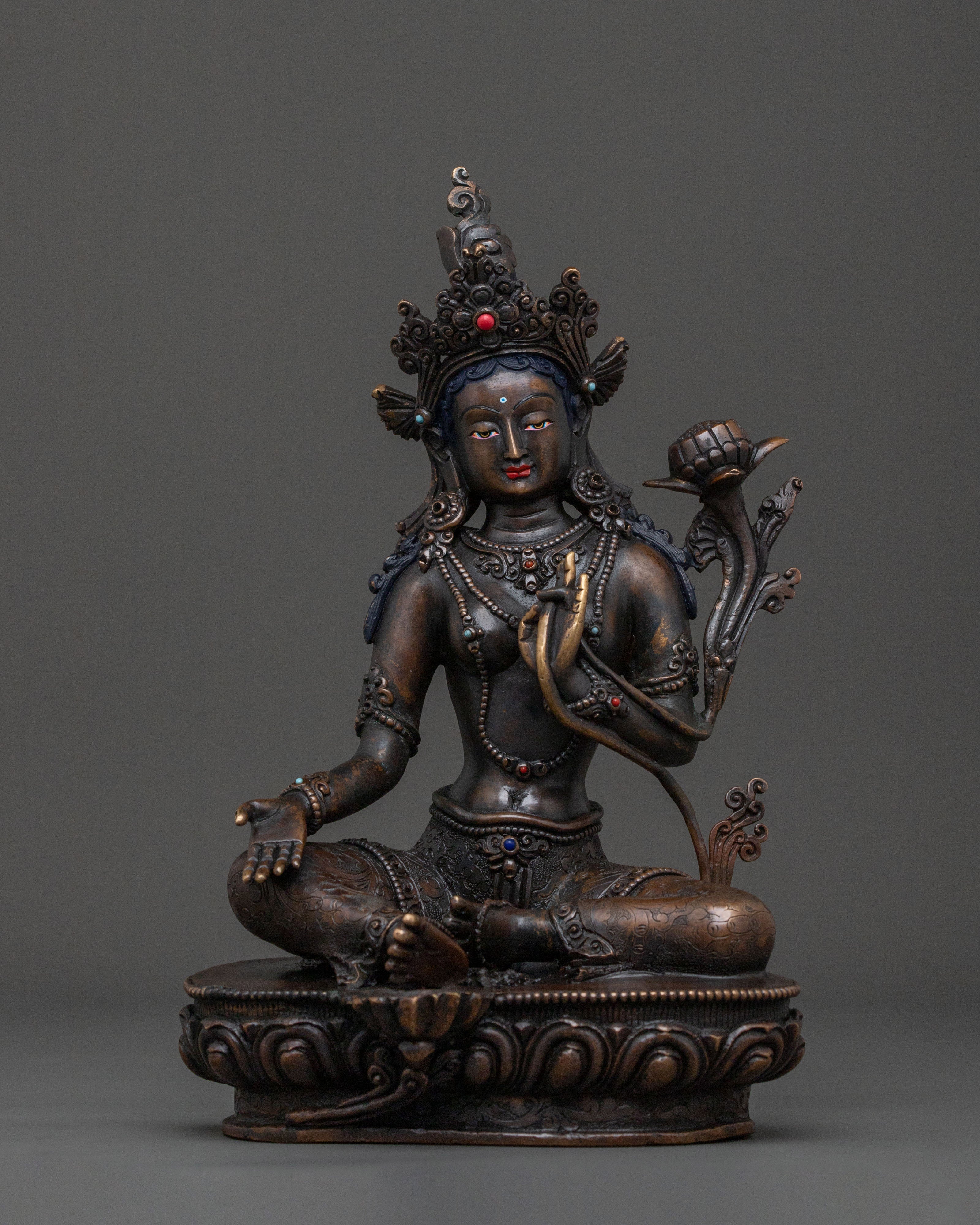 Green Tara Figurine