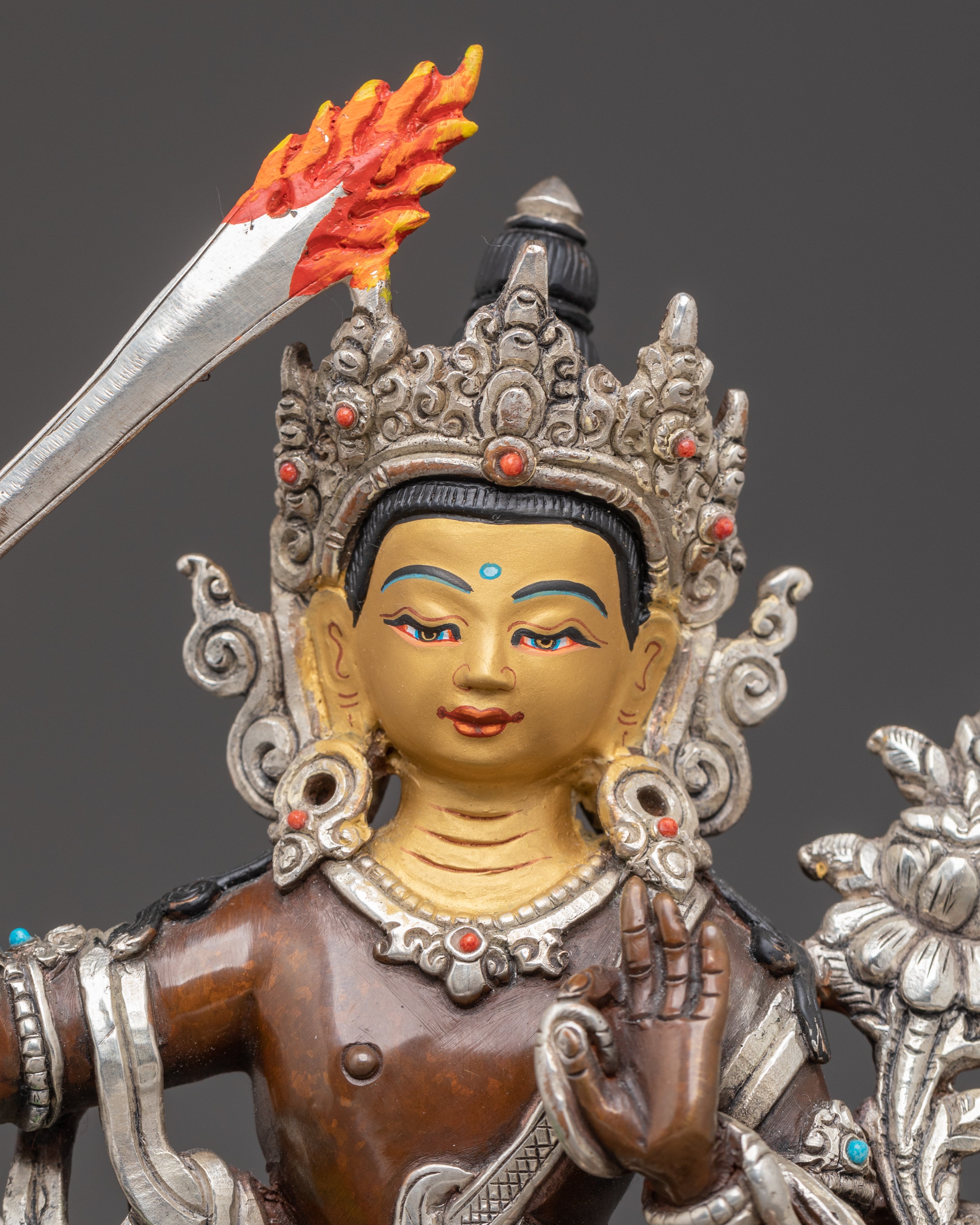 Statue of Simhanada Manjushri | Guardian of Dharma