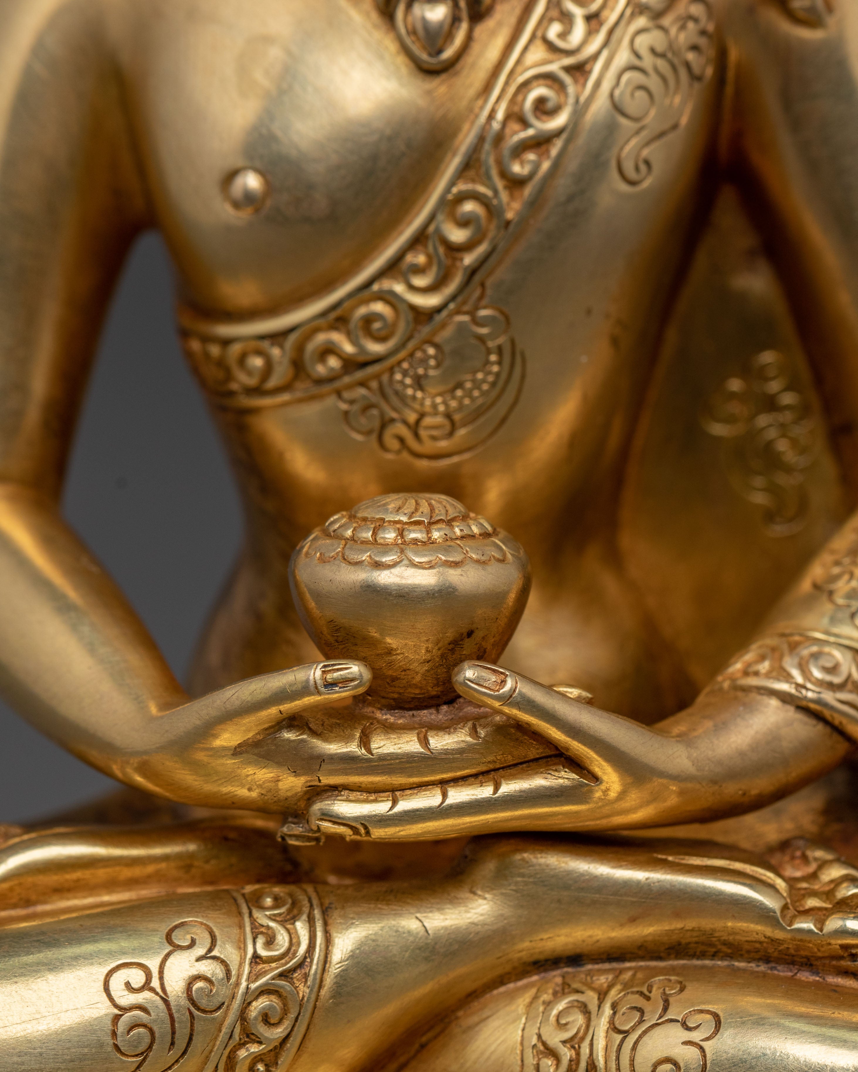Amitabha Buddha Statue with Crown | Celestial Buddha
