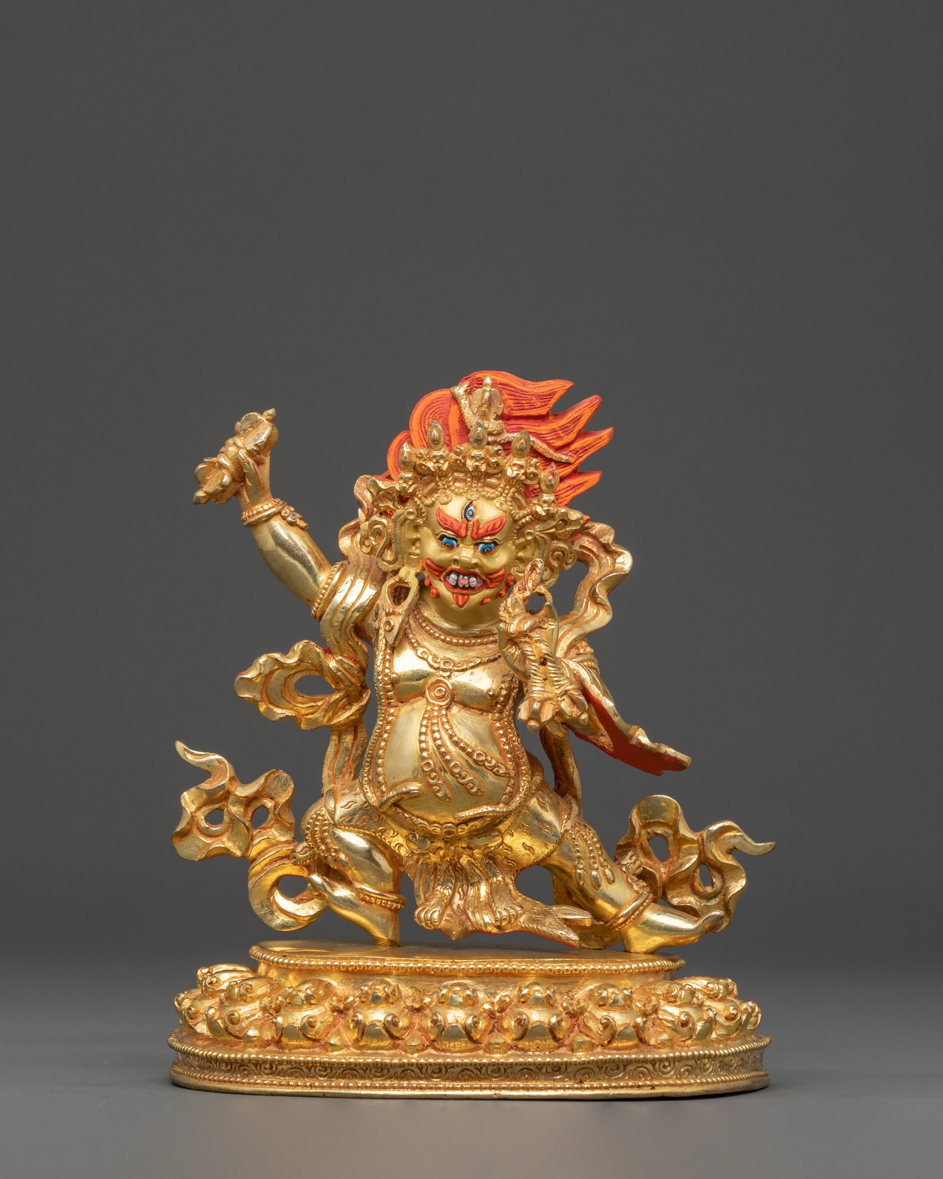Vajrapani Deity Statue | Spiritual Protection & Meditation Deco