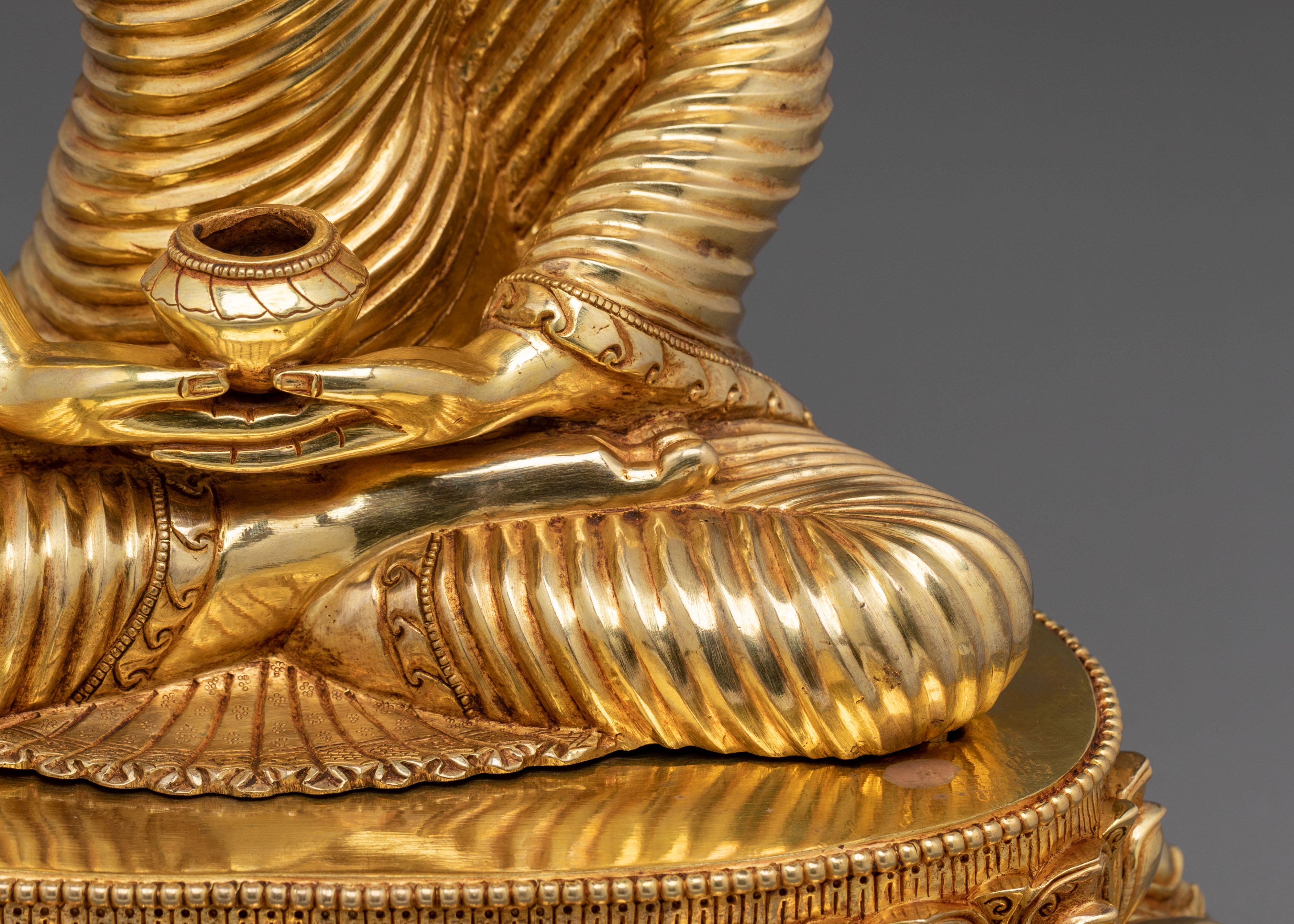 Amitabha Buddha Sculpture | Tibetan Buddhist Shrine