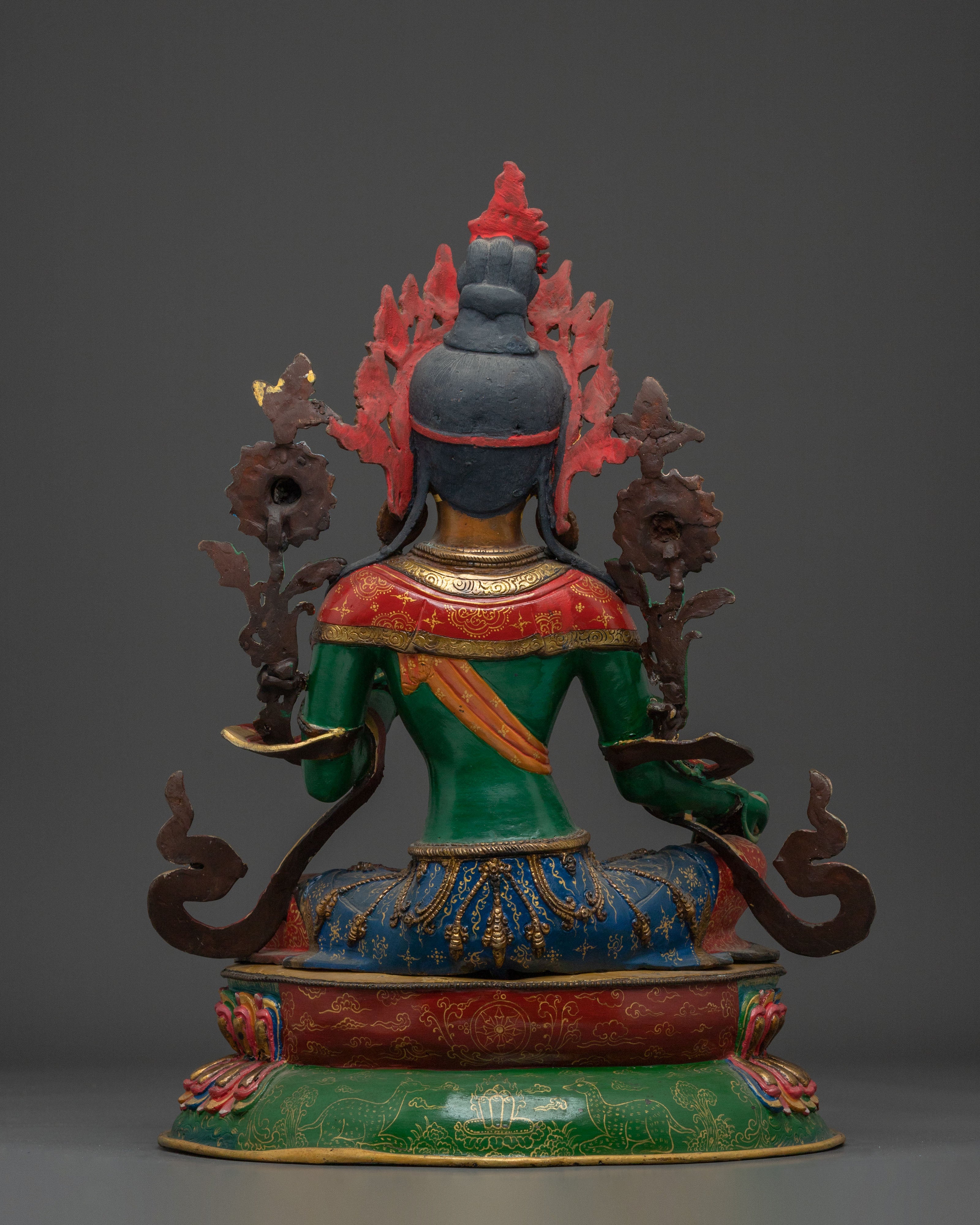 Green Tara Peaceful Figurine | Goddess of Compassion