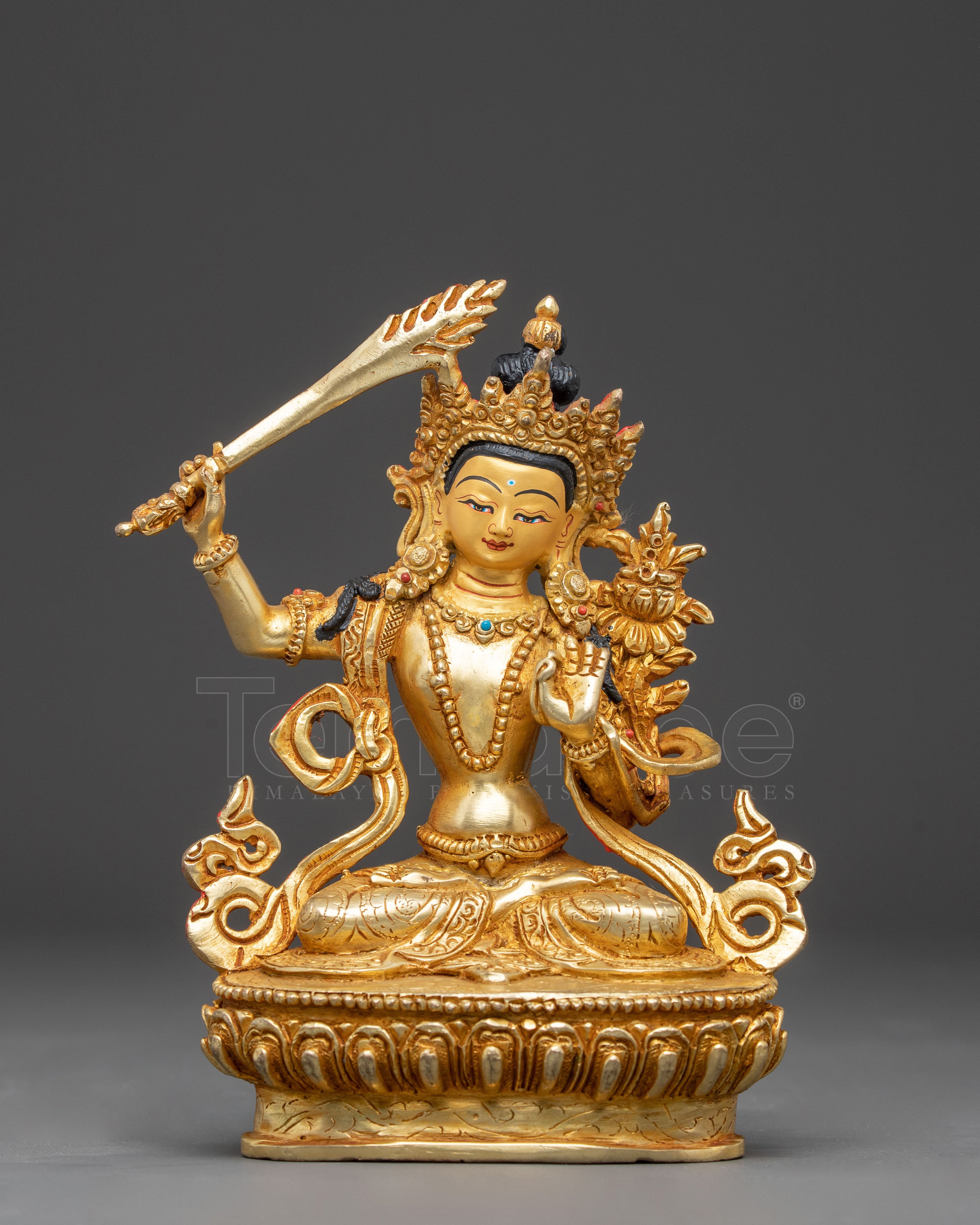 Bodhisatttva Manjushri Handcrafted Statue