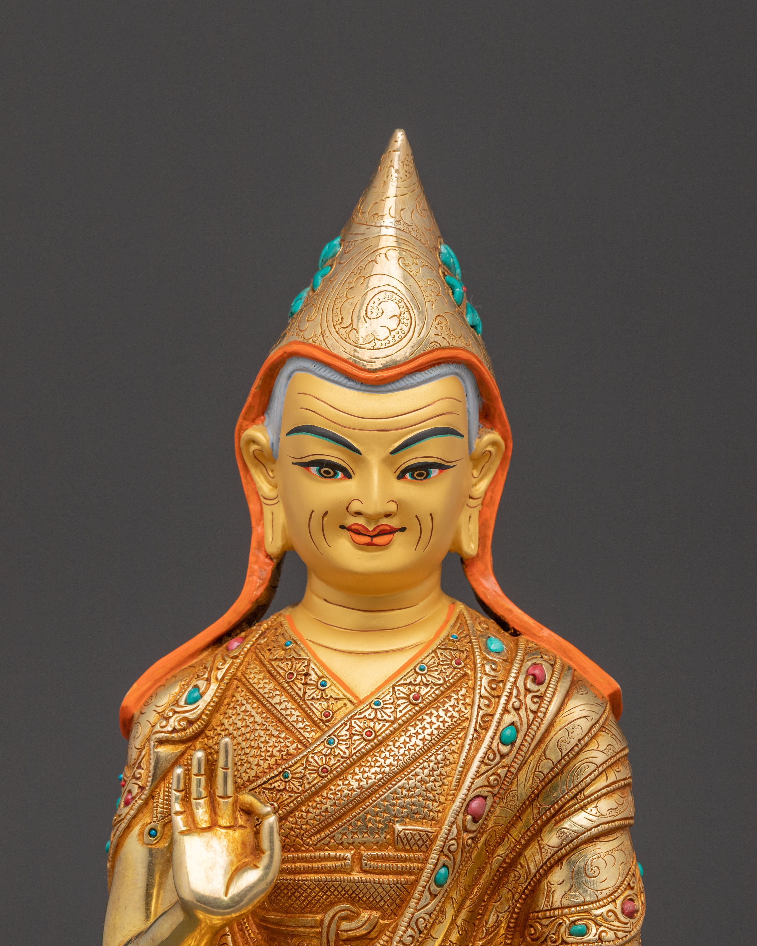 Statue of Disciples of Tsongkhapa | Tibetan Buddhist Sculpture