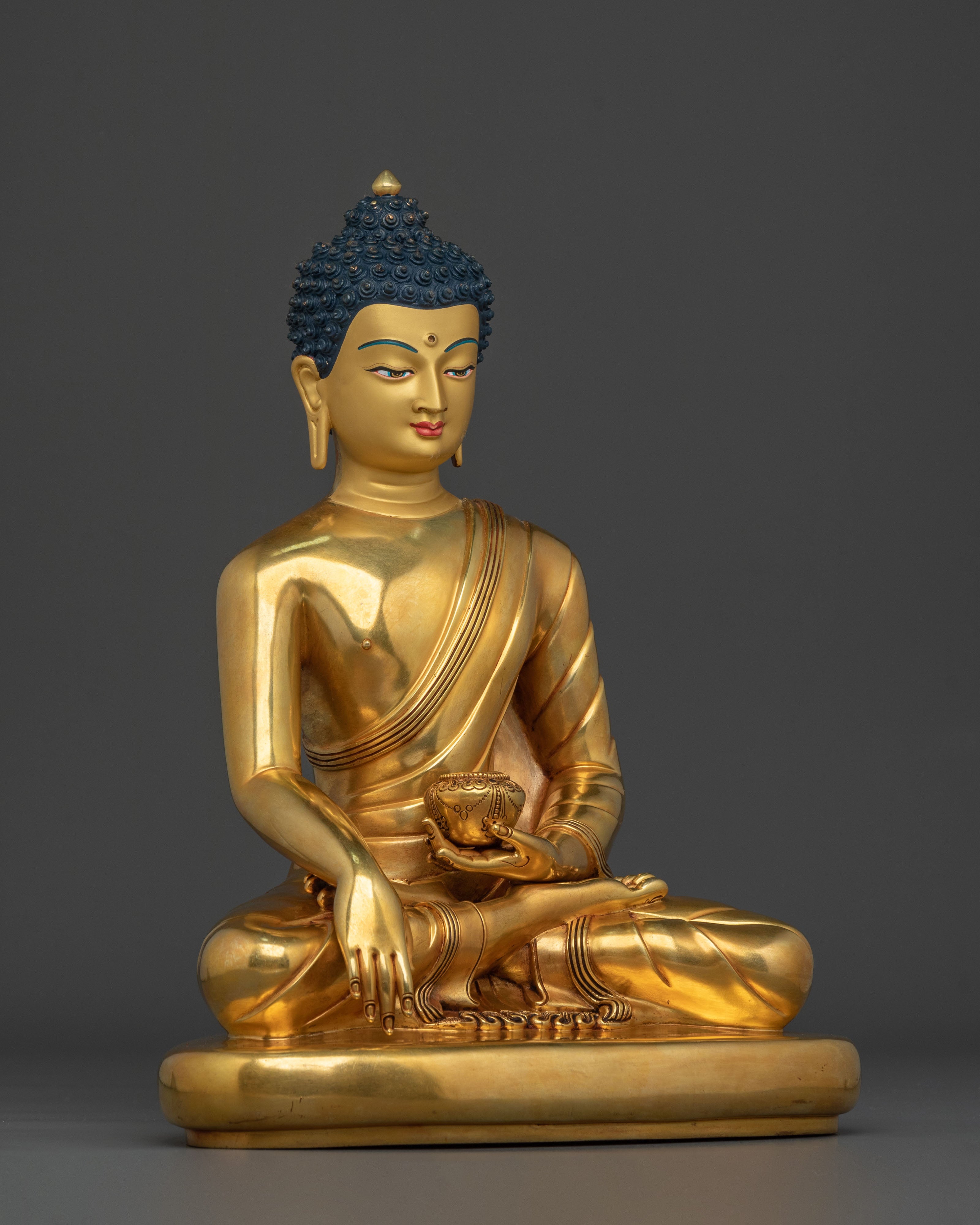 Golden Shakyamuni Buddha Statue | Home Decor