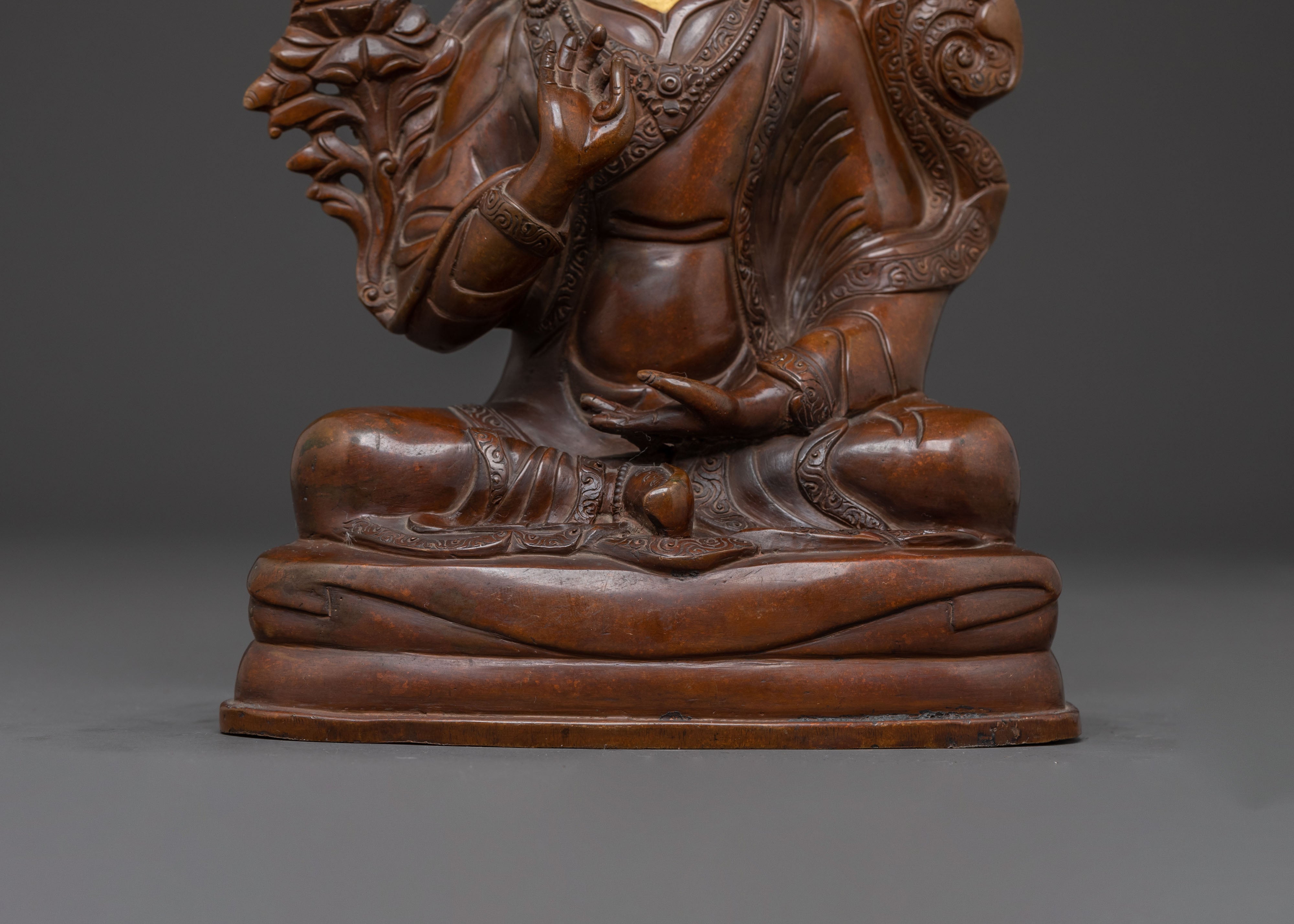 Tibetan Bodhisattva Statue – Oxidized Copper Masterpiece