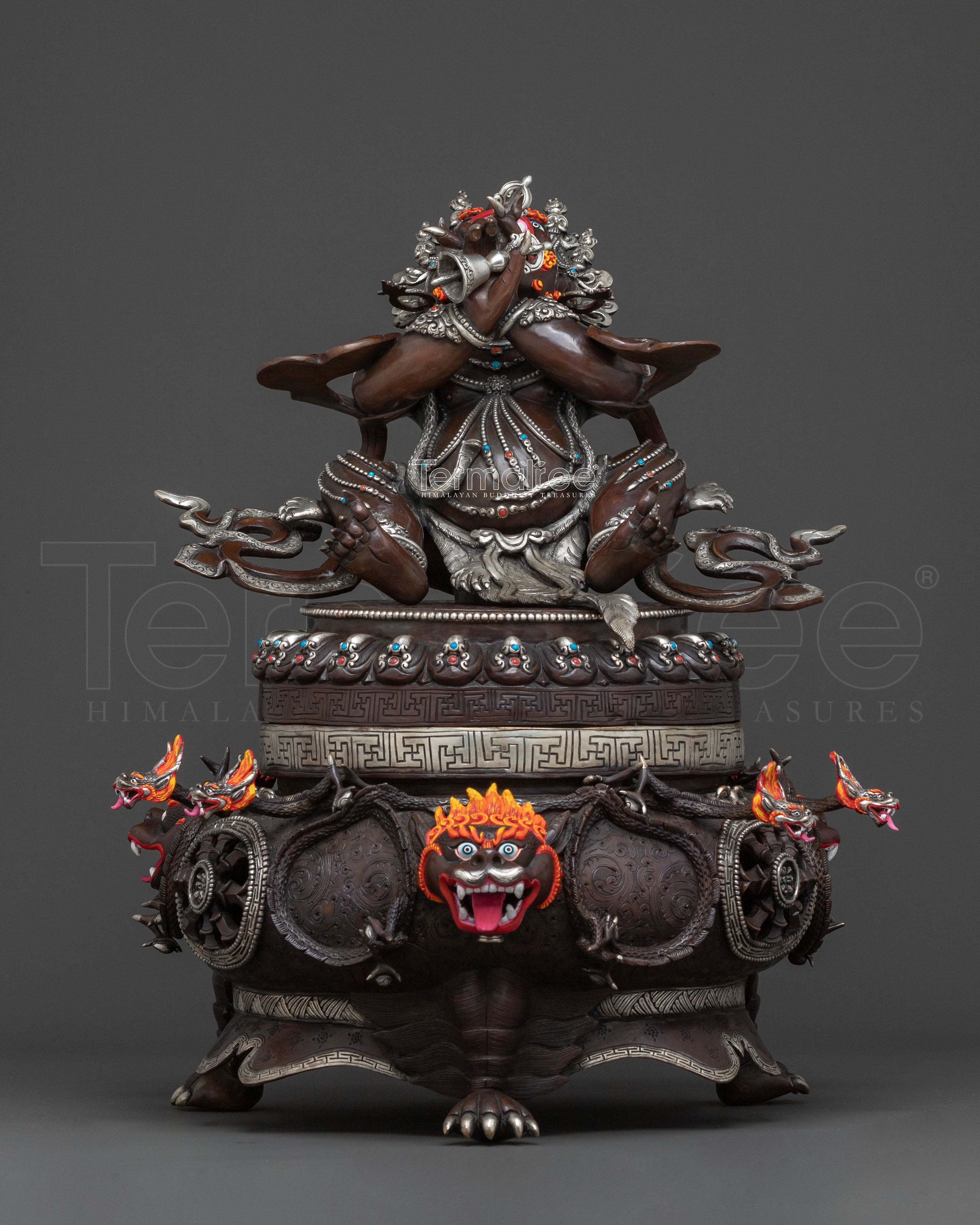 Fierce Protector Vajradaka Statue | Sacred Vajrayana Altar