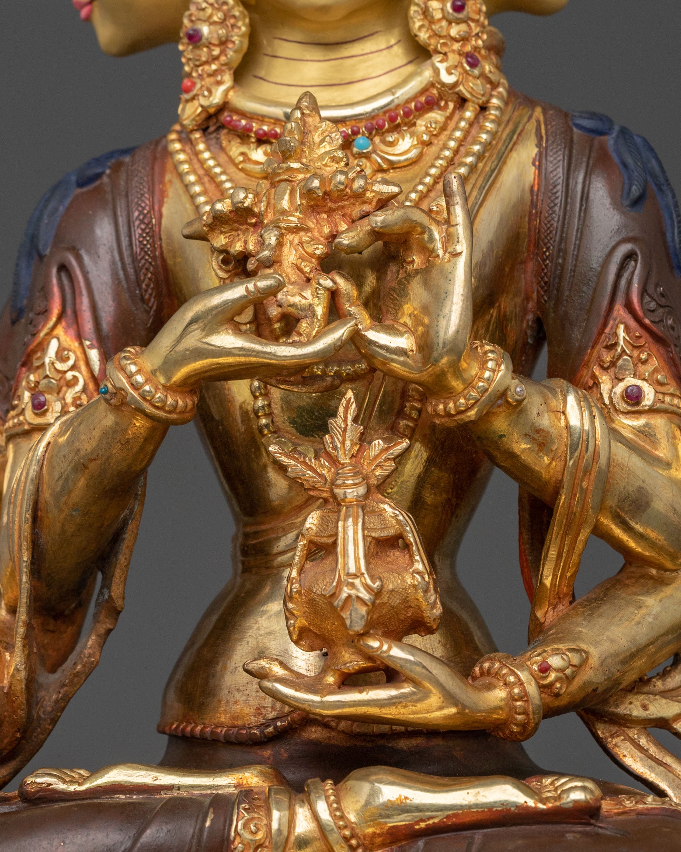 Dakini Namgyalma Statue | 24K Gold Gilded Figurine