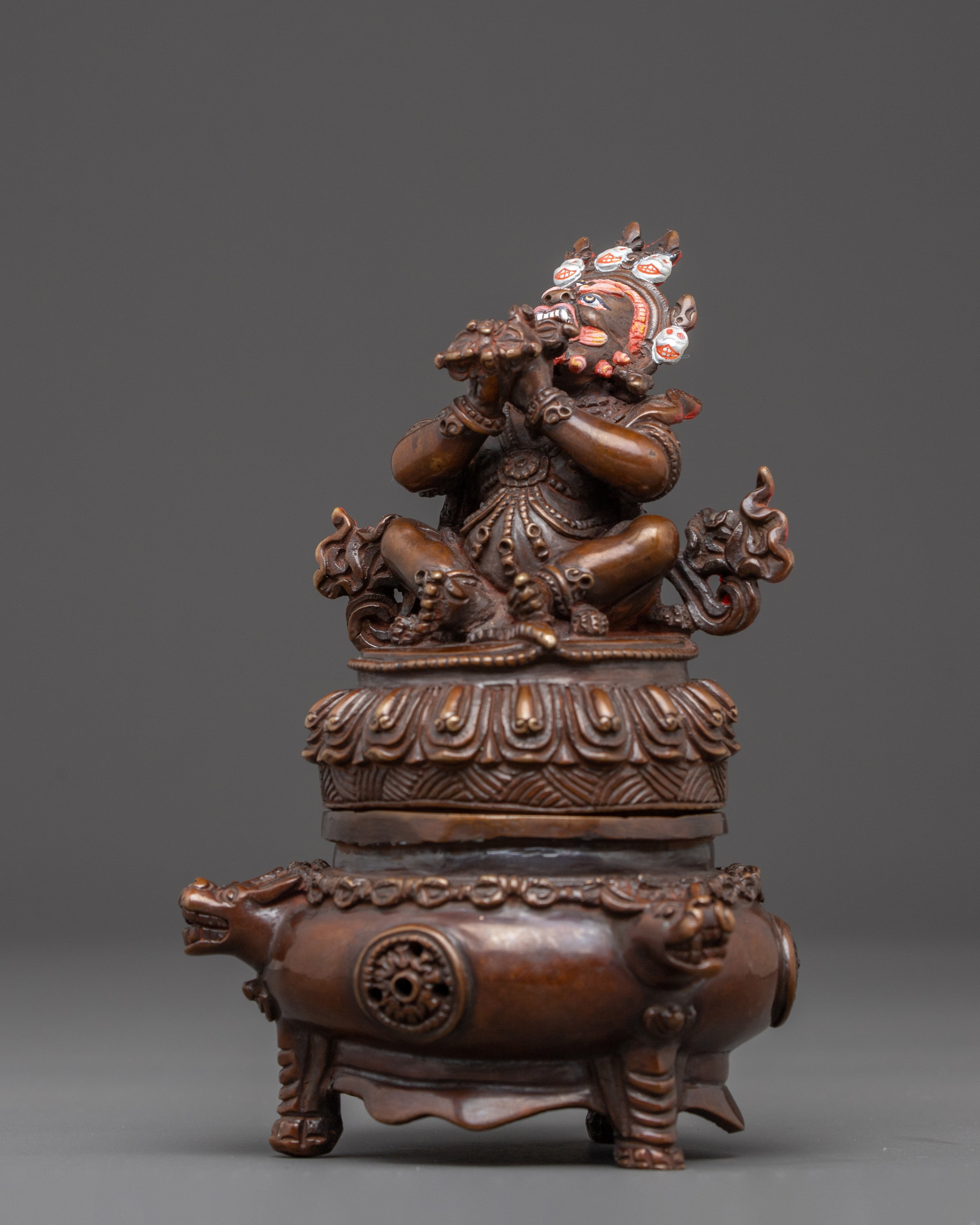 Handcrafted Nepalese-Crafted Vajradhaka Statue | Traditional Himalayan Art