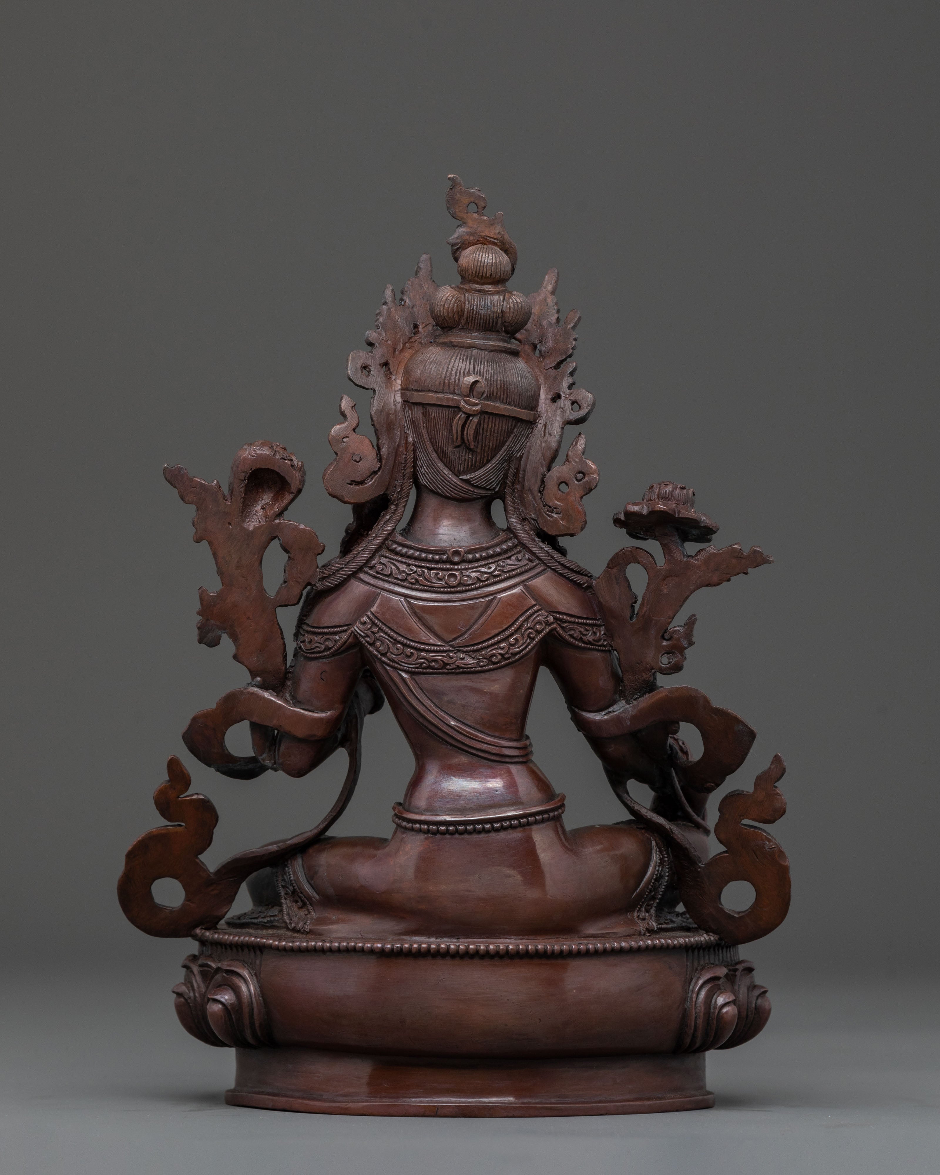 Green Tara Protector Figurine | Goddess of Compassion