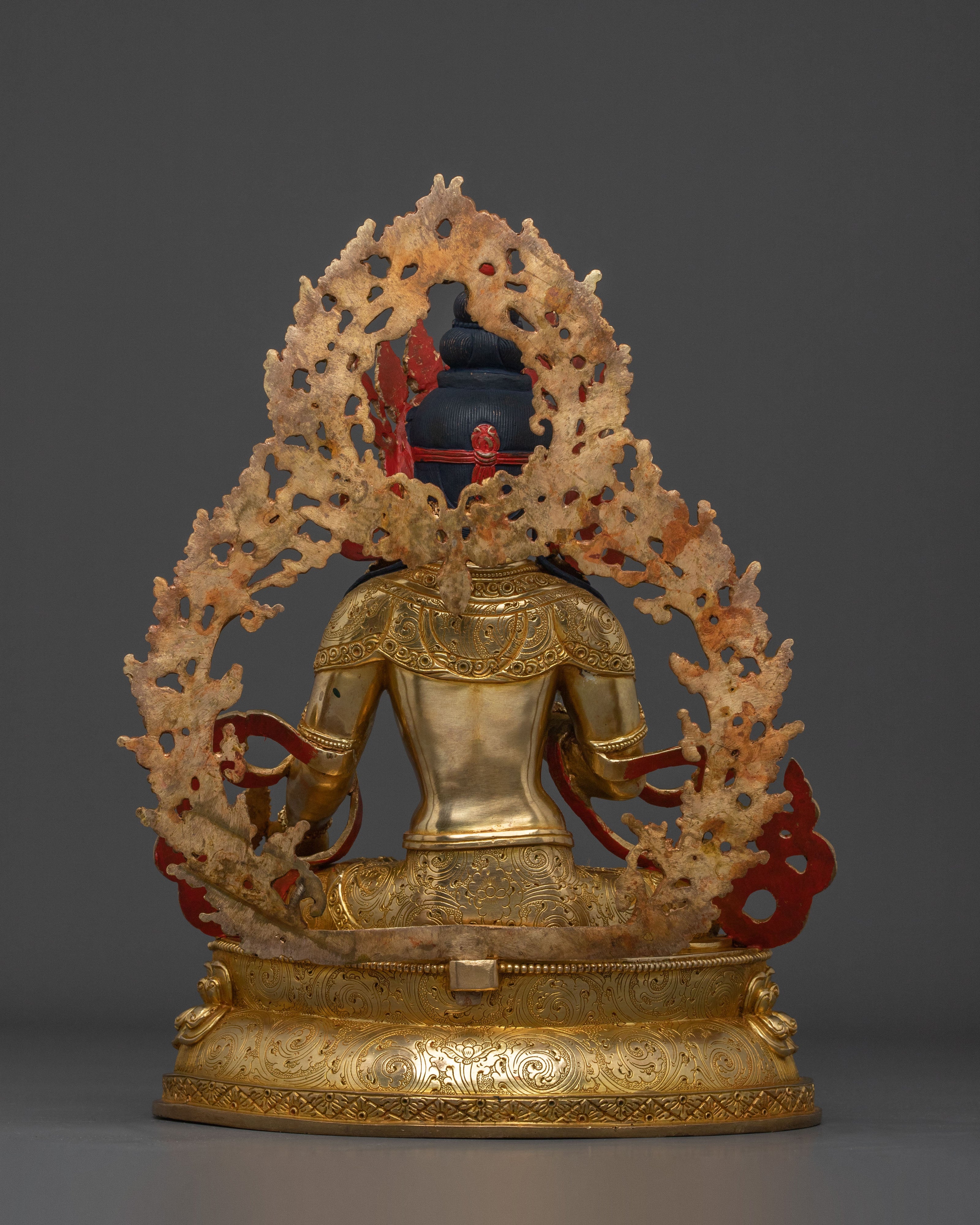 Kistigarbha 24K Gold Gilded Statue | Tibetan Buddhist Sacred Sculpture