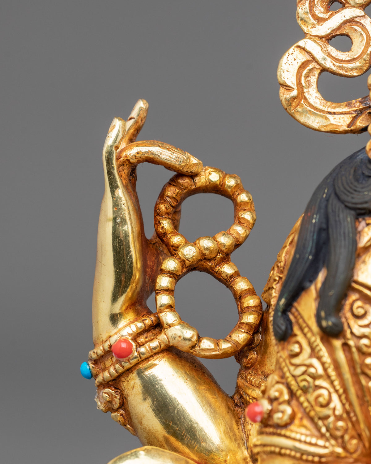 Four Armed Chenrezig Handmade Sculpture