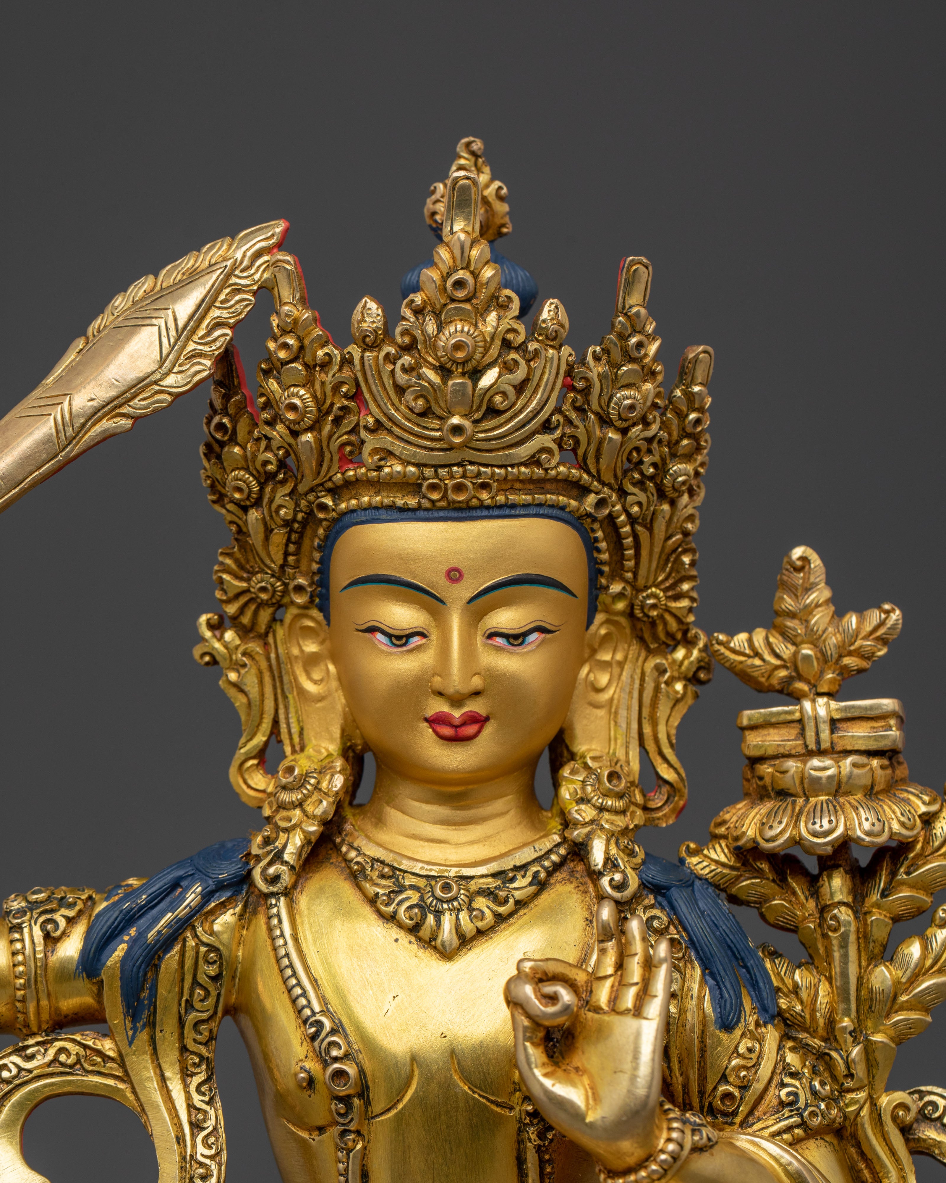 Tibetan Manjushri Wisdom Statue