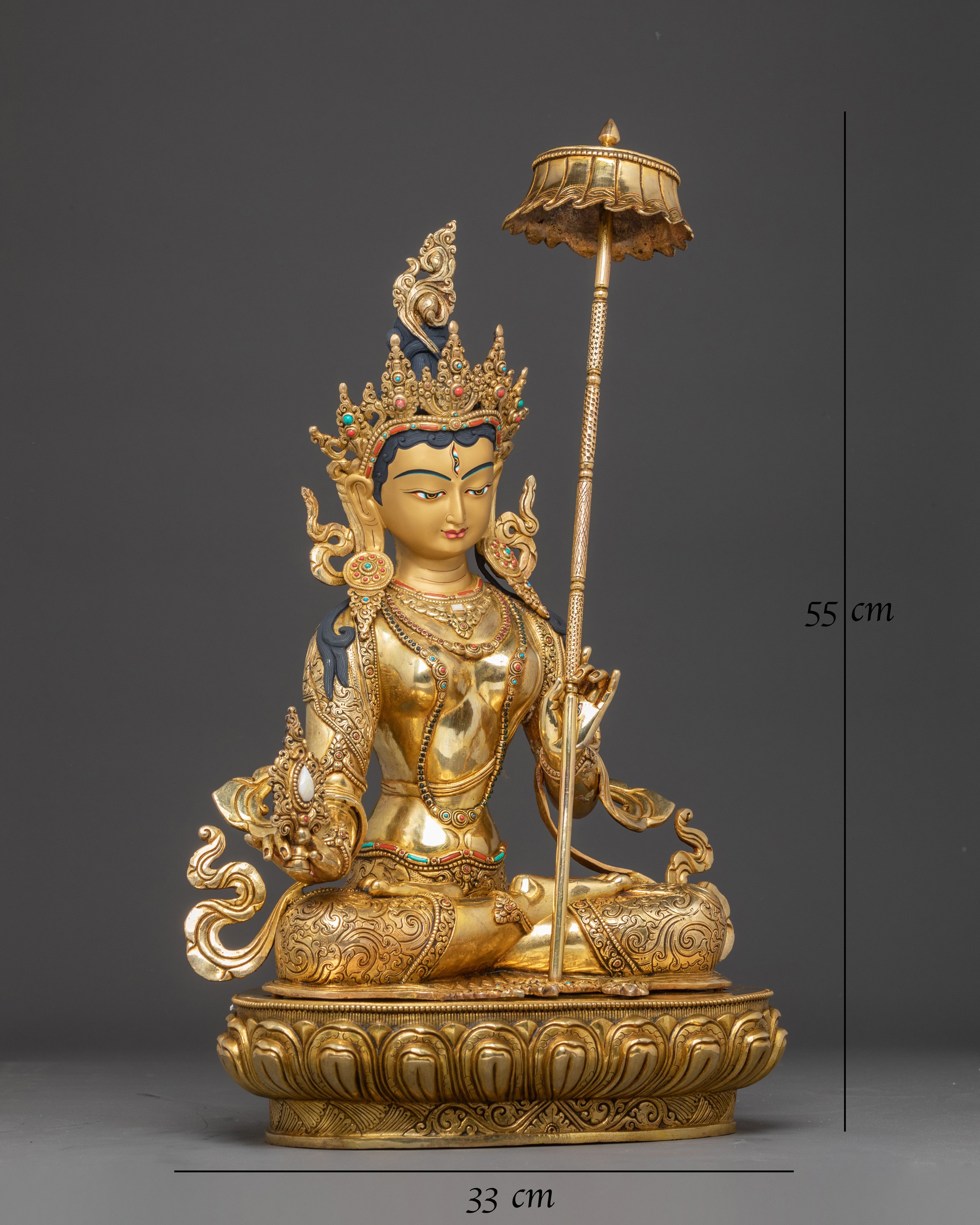 Statue of Two Armed Dukar | Traditional Himalayan Art