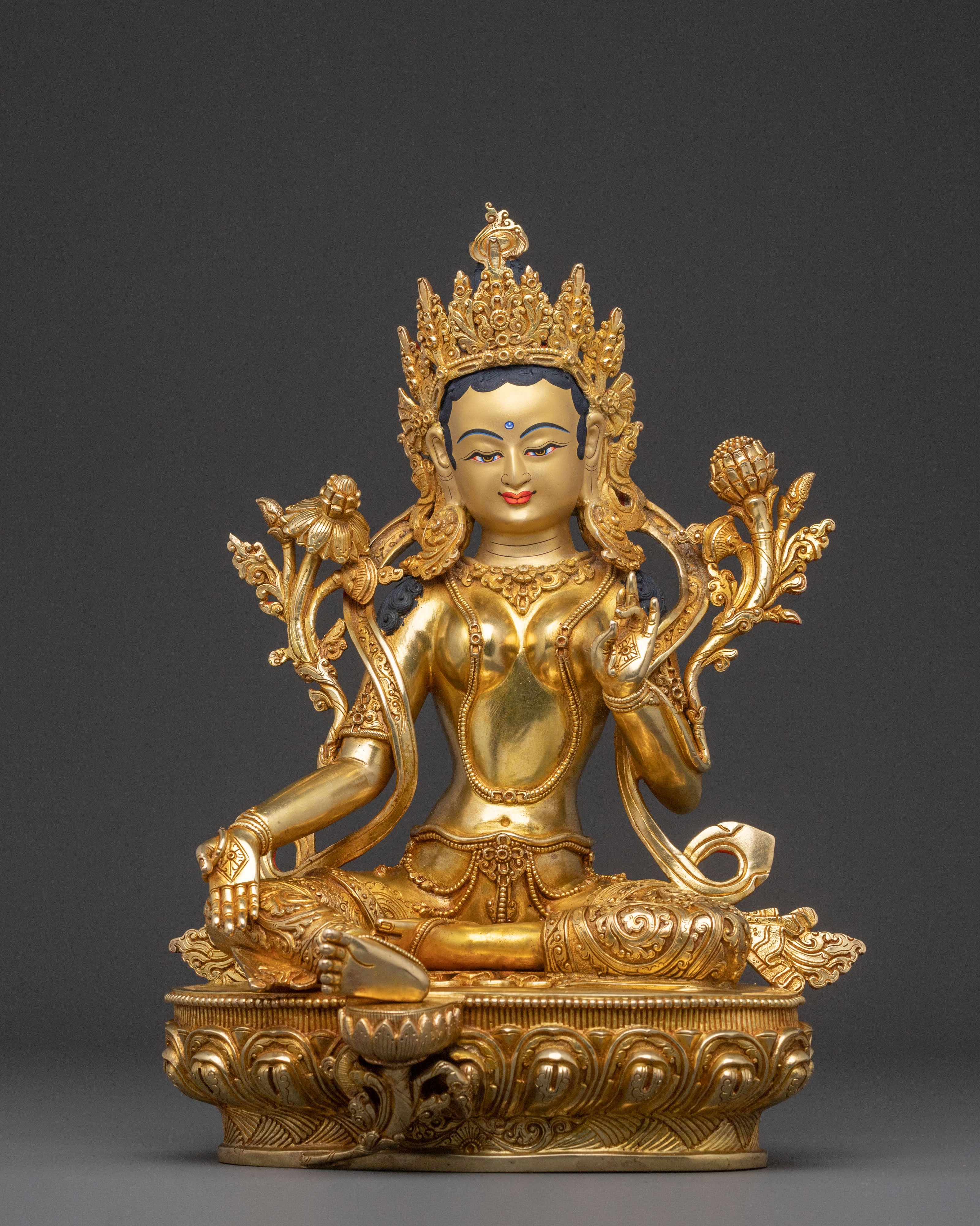 Green Tara Statue