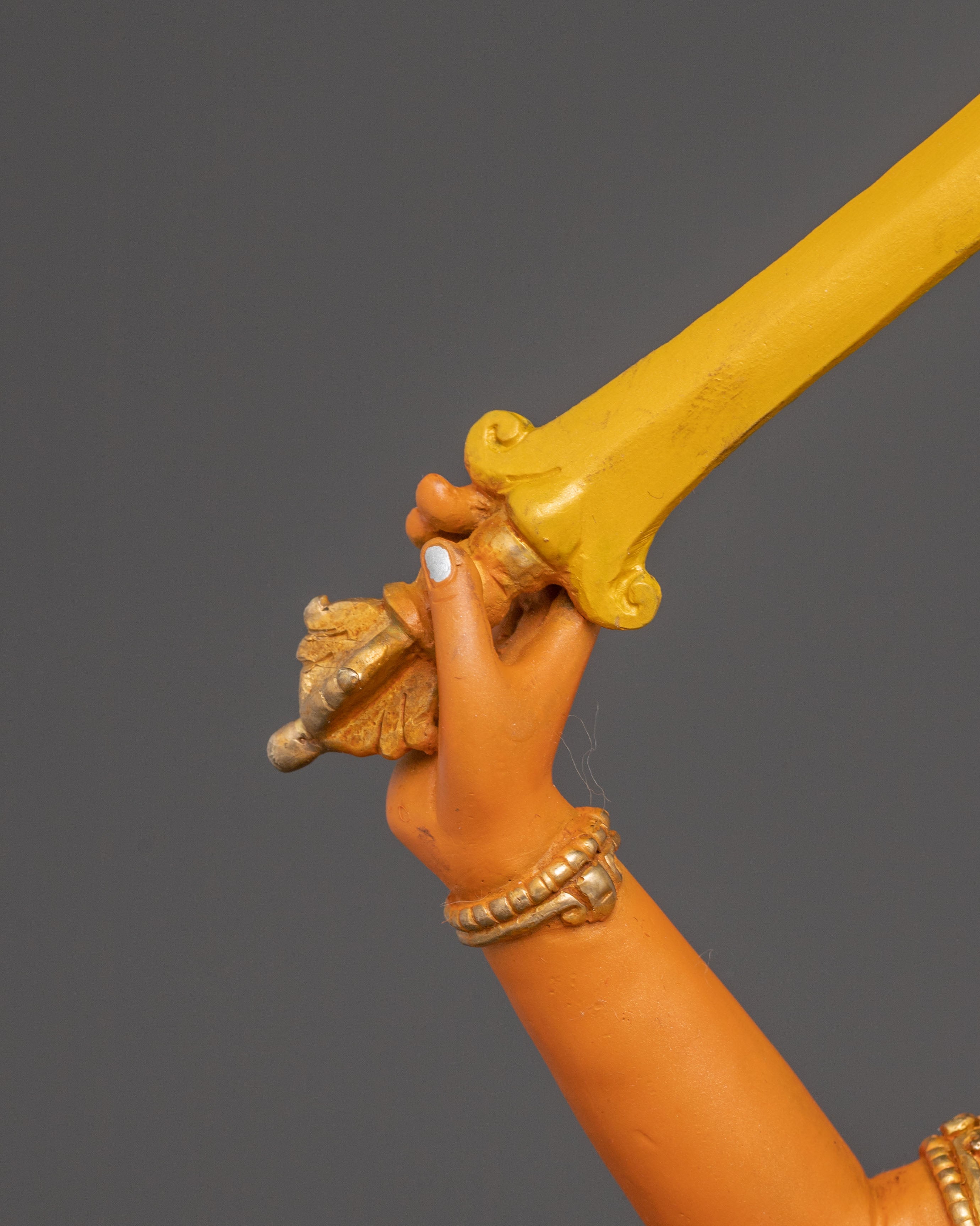 Manjushri Golden Statue of Power and Wisdom | Meditation Deity