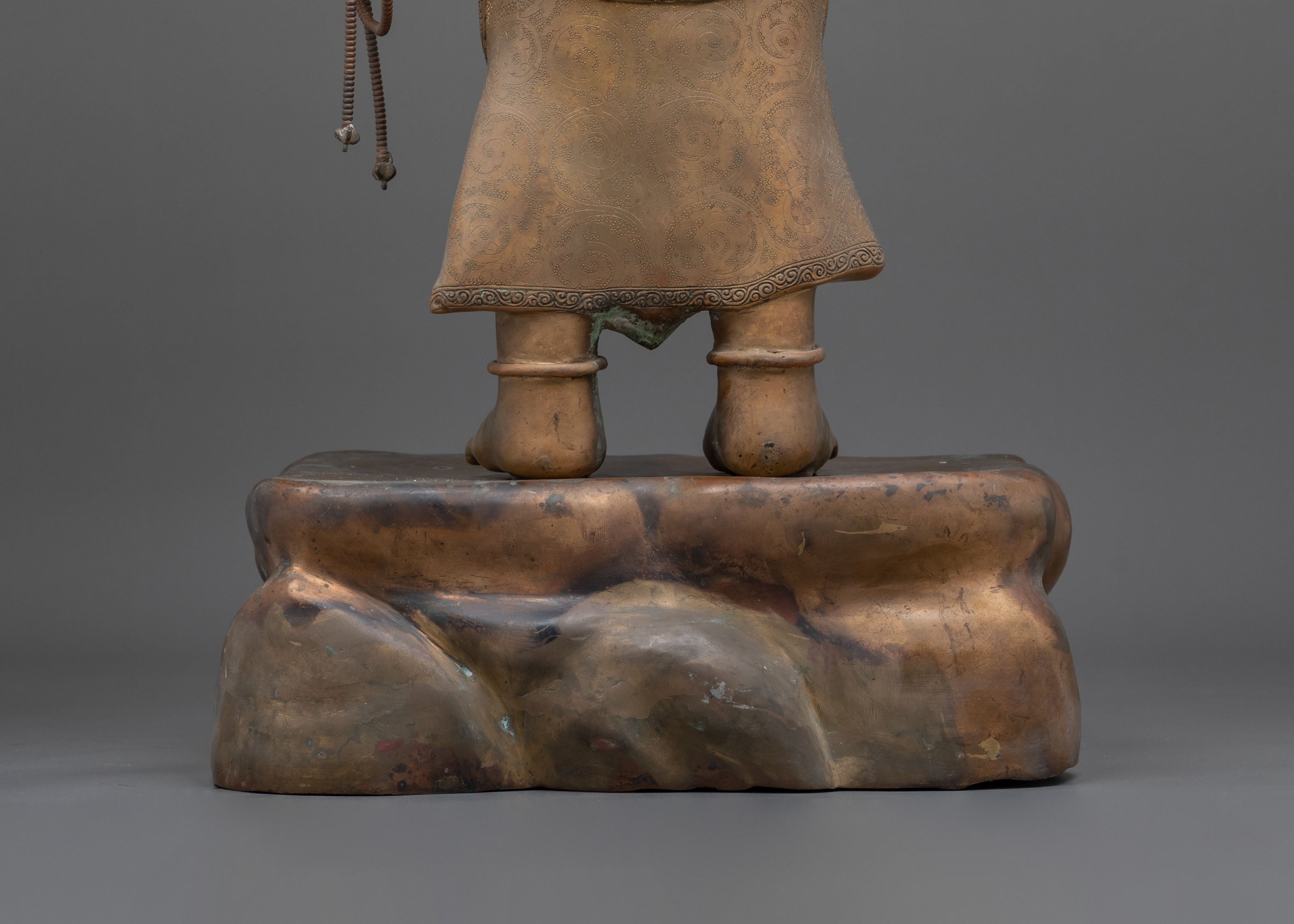 Yamraj Oxidized Copper Statue | Dharma Protector