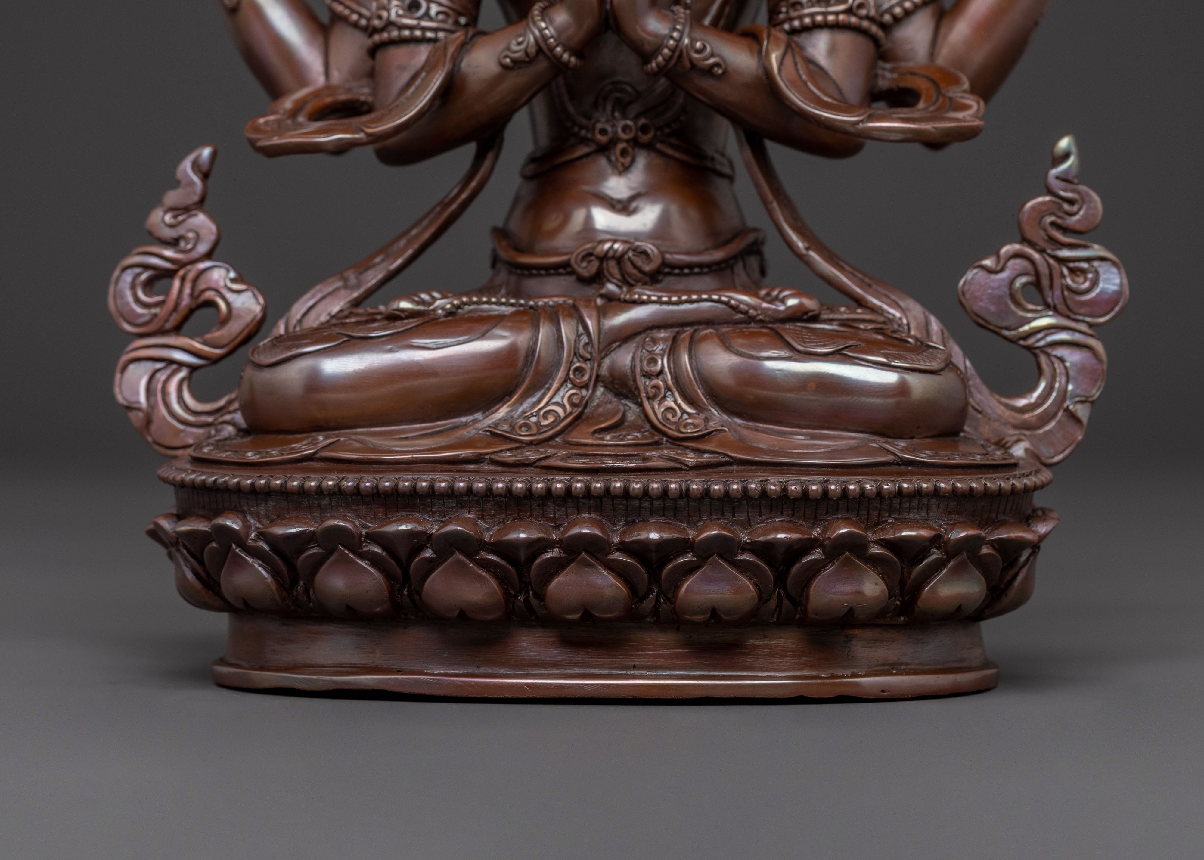 Protector Chenrezig Spiritual Statue of Compassion
