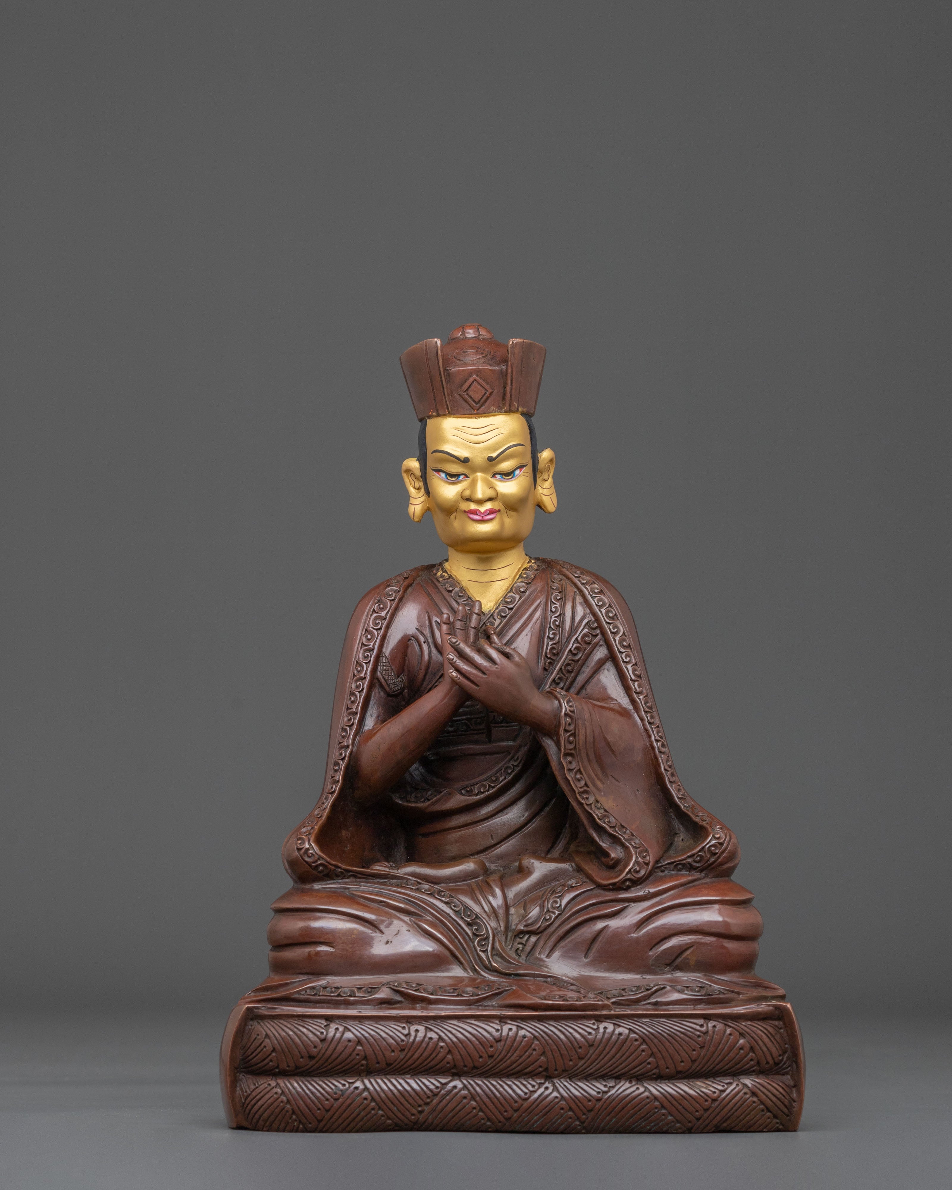 Karmapa Tibetan Buddhist Master Statue | Buddhist Home Decor