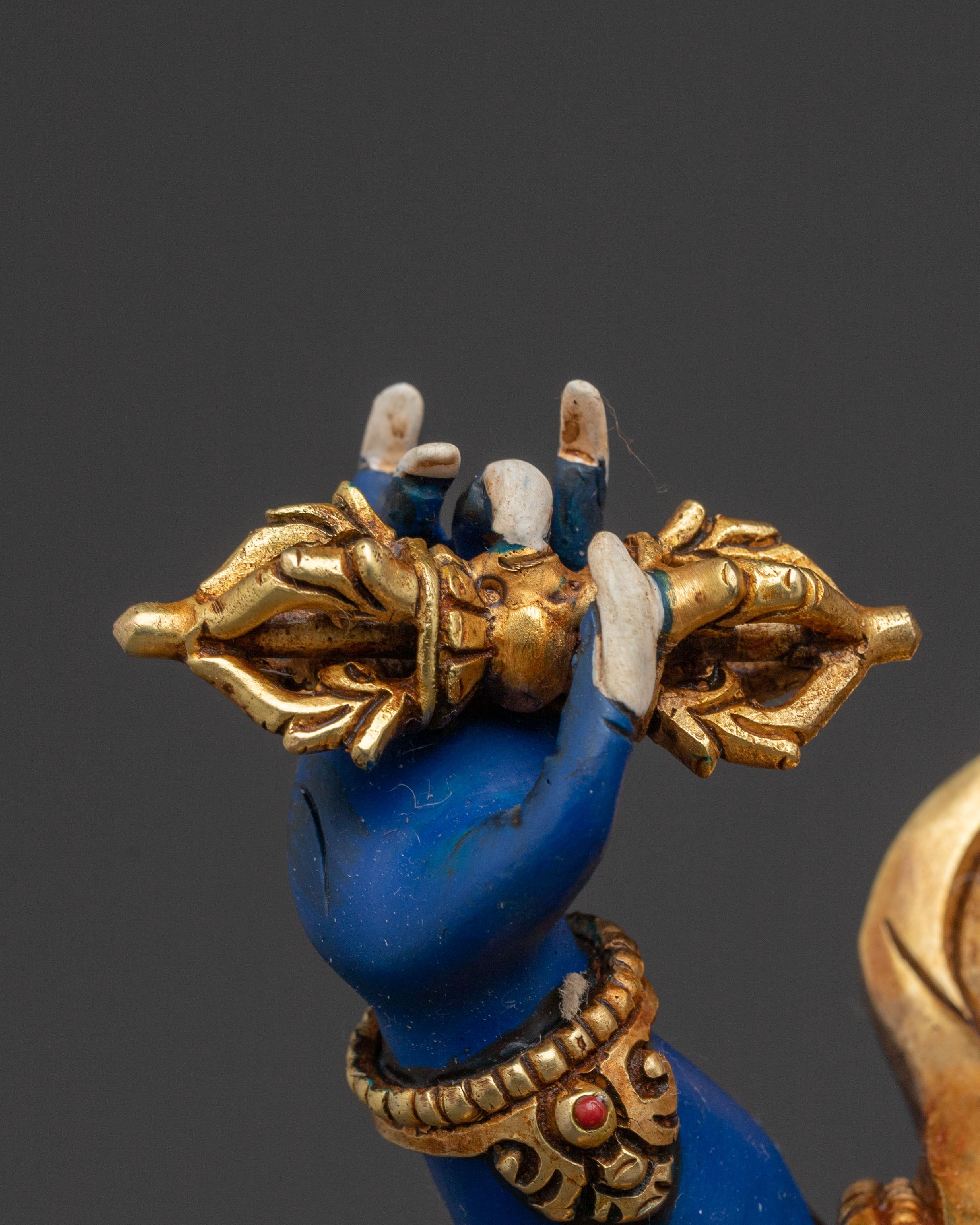 Vajrapani Statue for Meditation – Handcrafted Copper Art