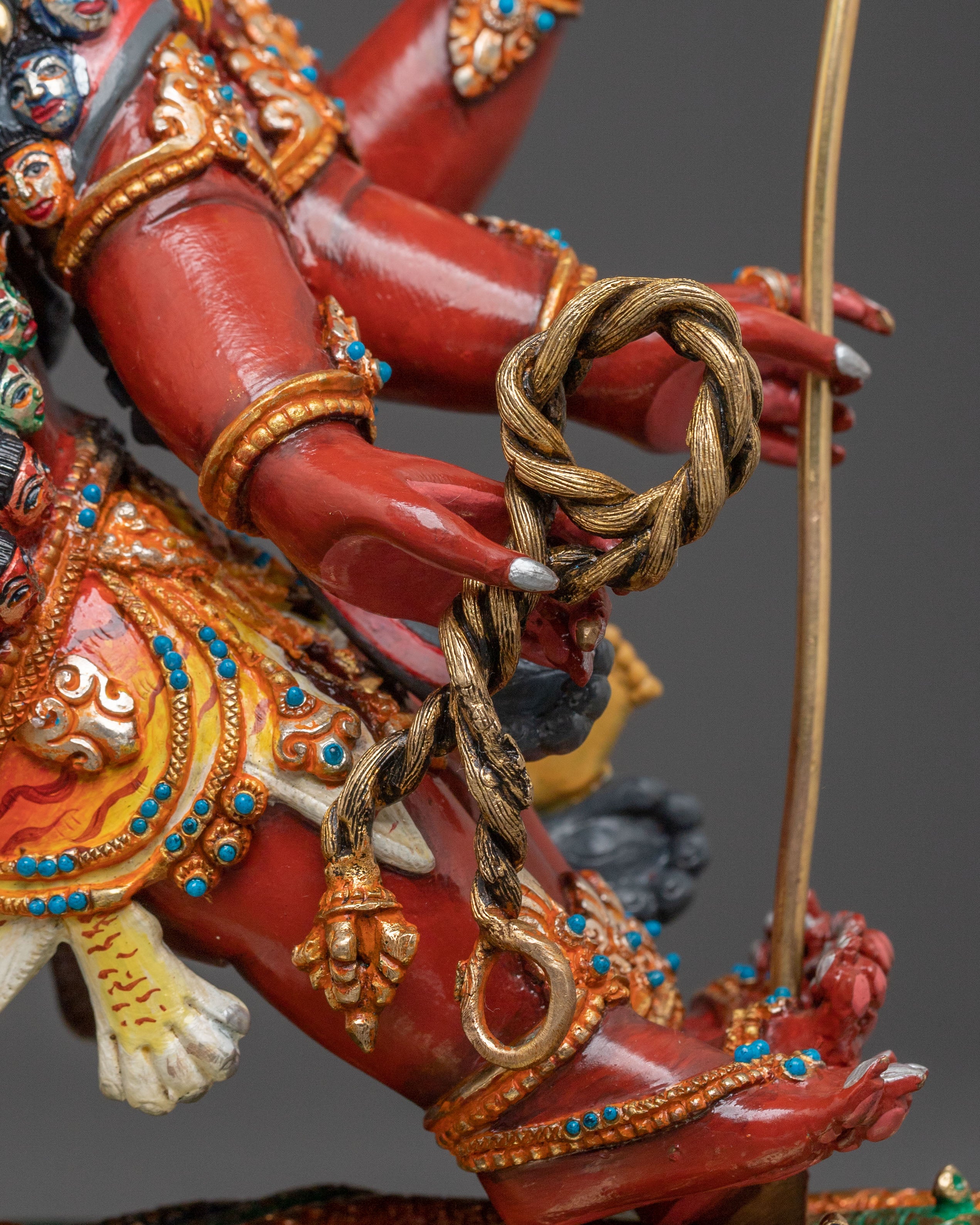 Hayagriva Meditation Figure |  24k Gold Gilded Protector Figrue