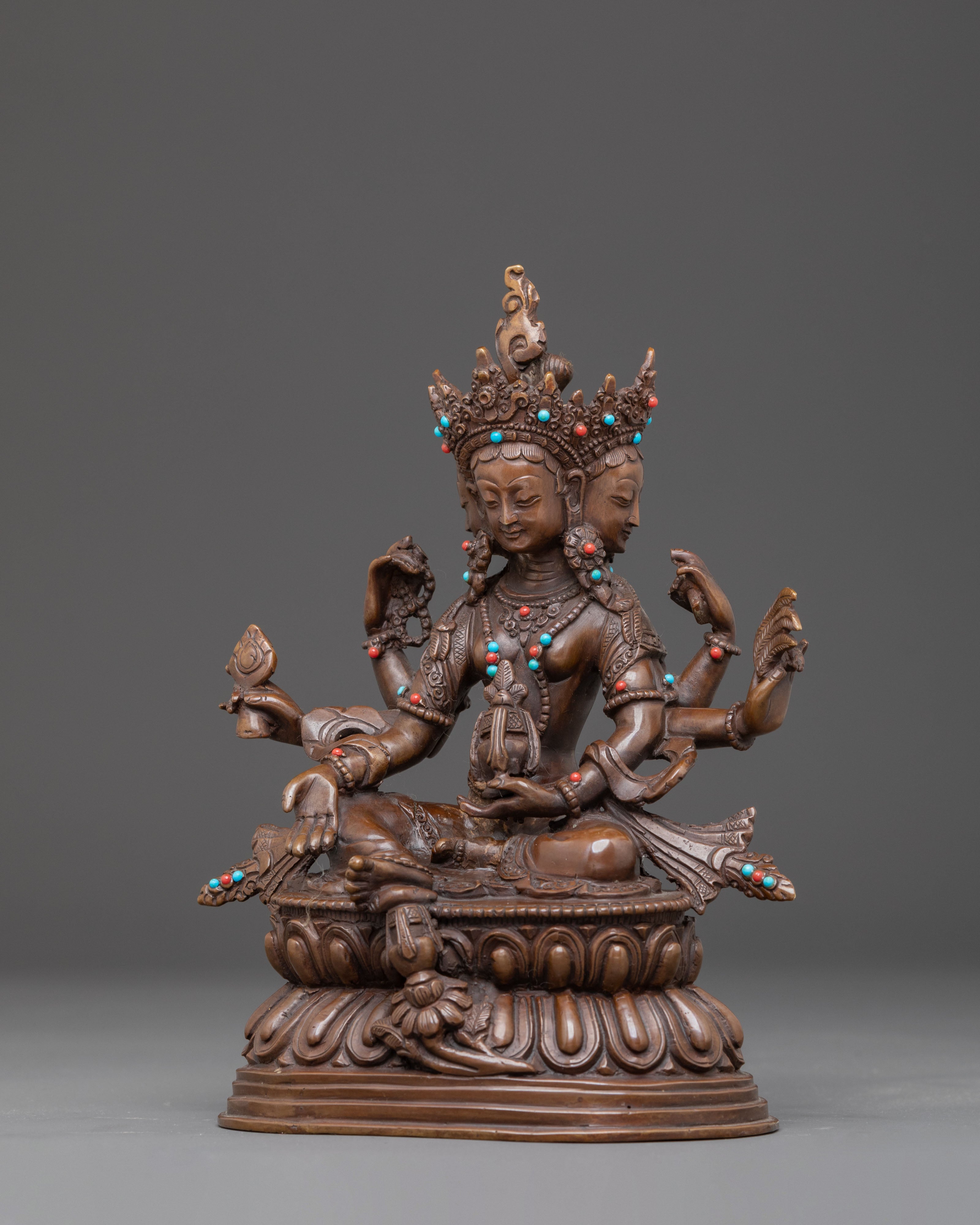 Goddess of Wealth Vasudhara Statue | Prosperity Deity