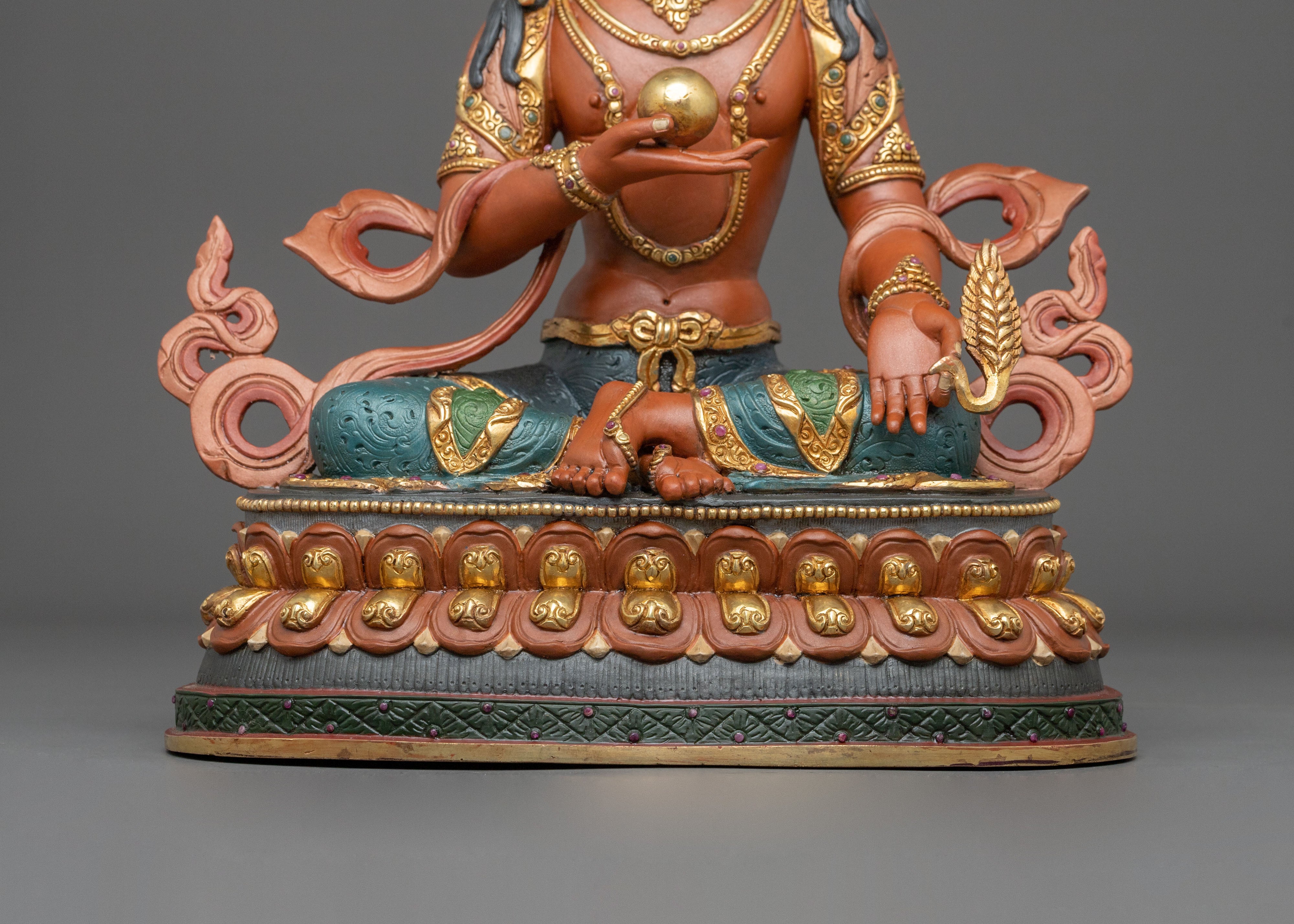 Kshitigarbha Buddhist Sculpture | Meditation Altar Decor