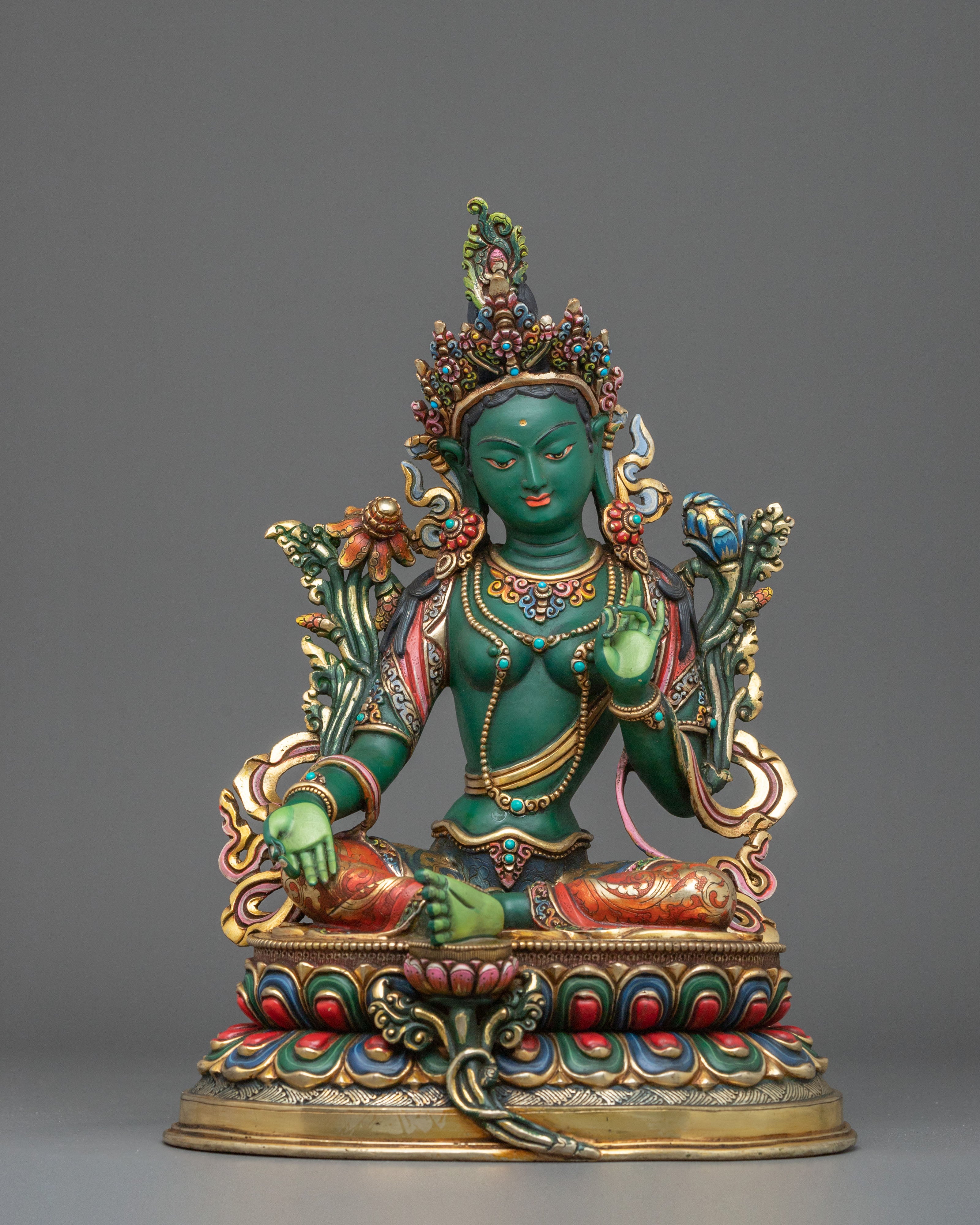 Green Tara Statue: Mother of Liberation