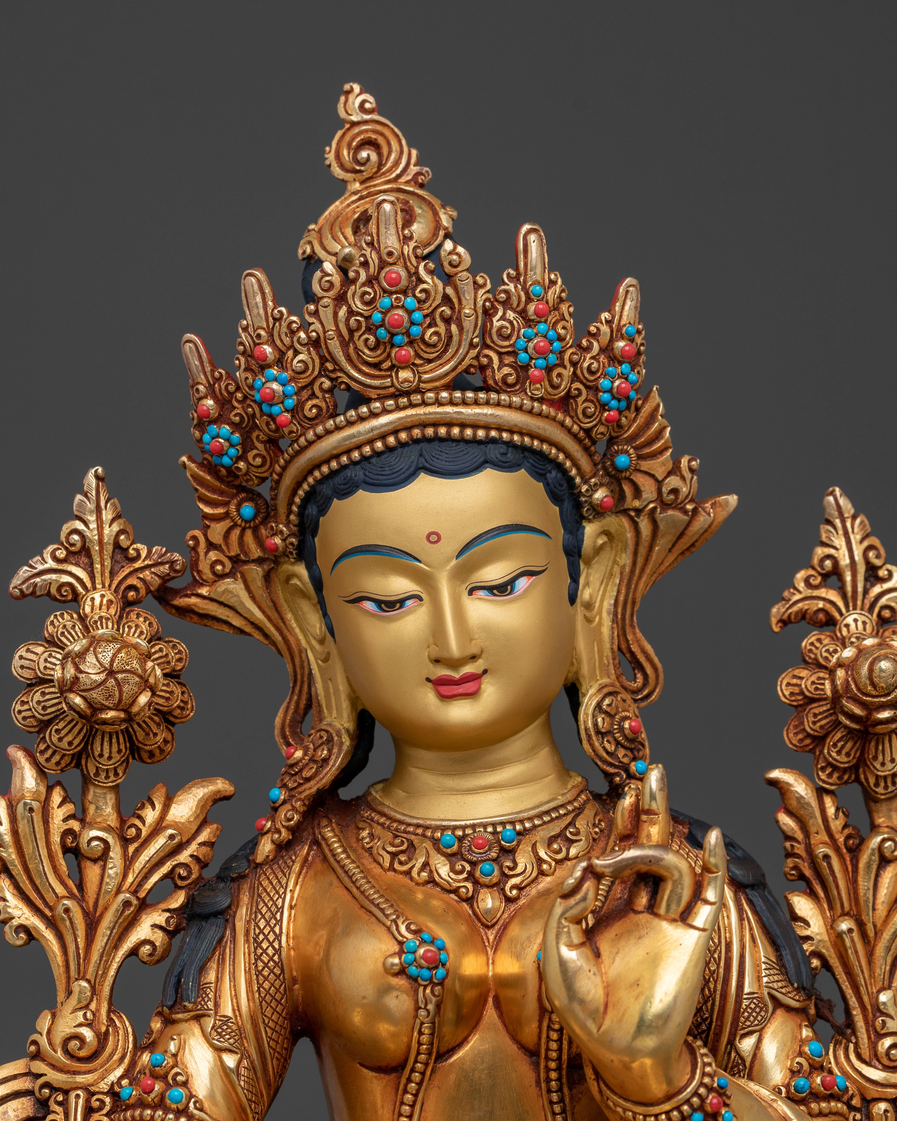 Green Tara Statue of Compassion | Spiritual Icon