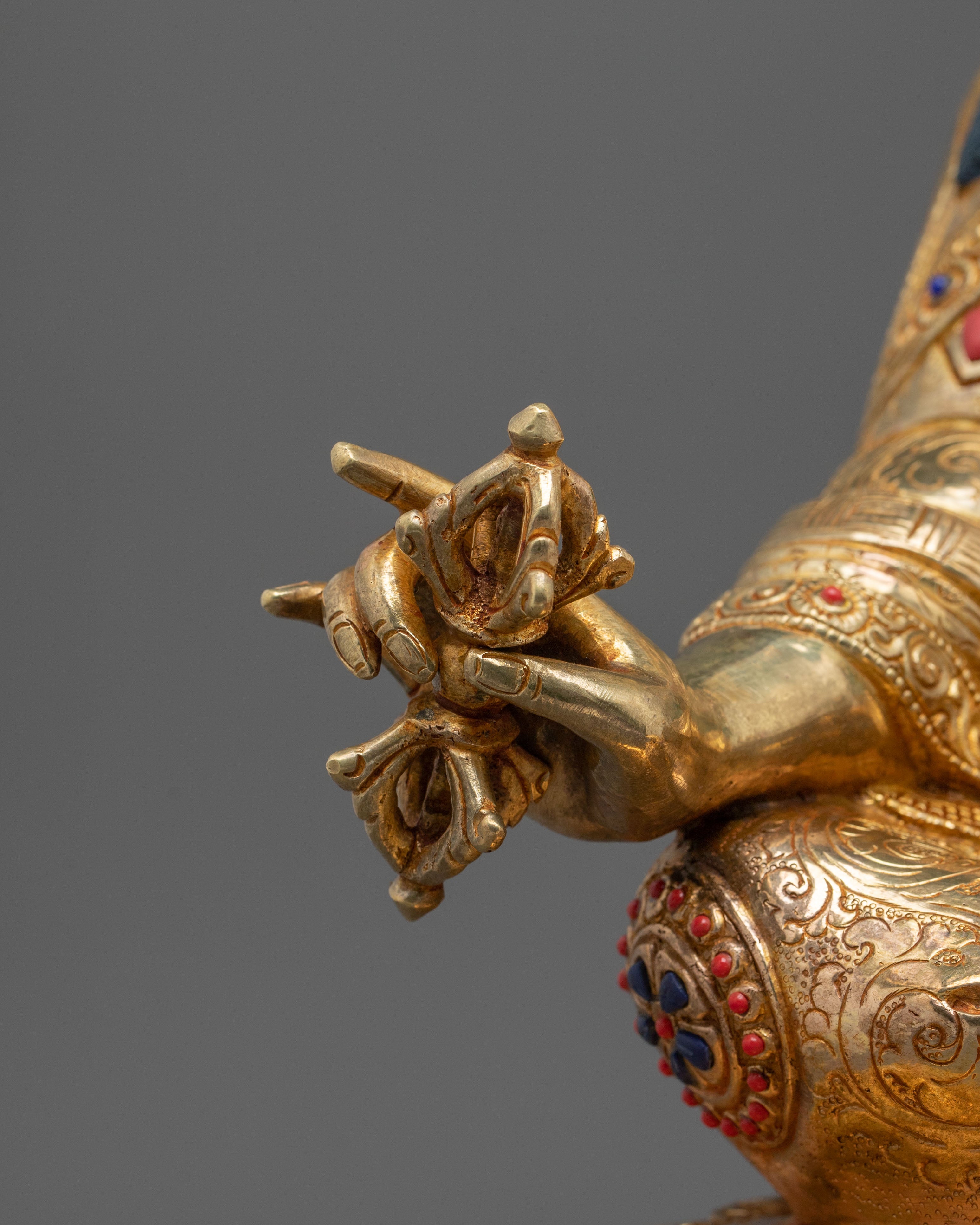 Padmasambhava Sacred Sculpture: Buddhist Decor