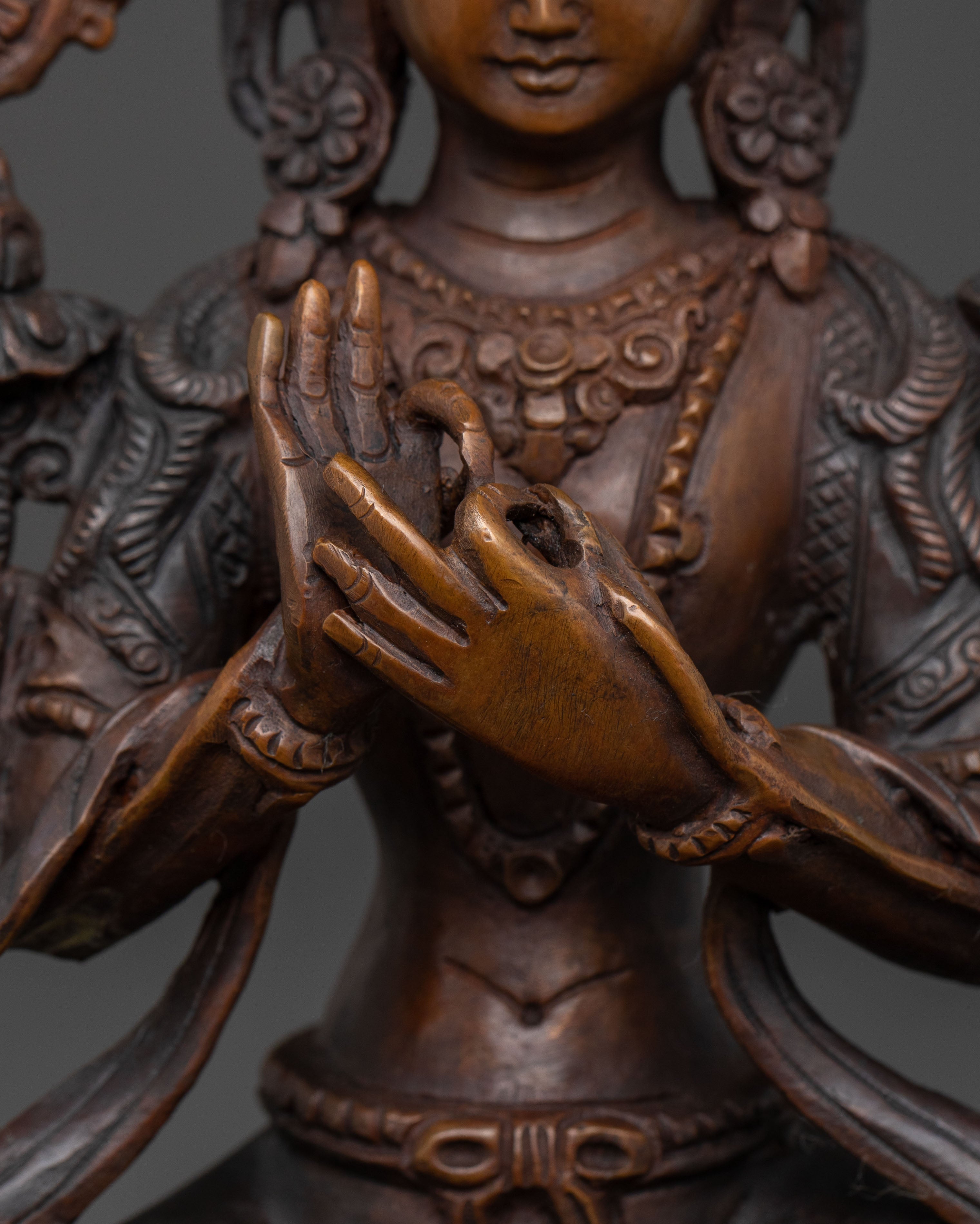 Maitreya Buddha Traditional Statue | Sacred Decor