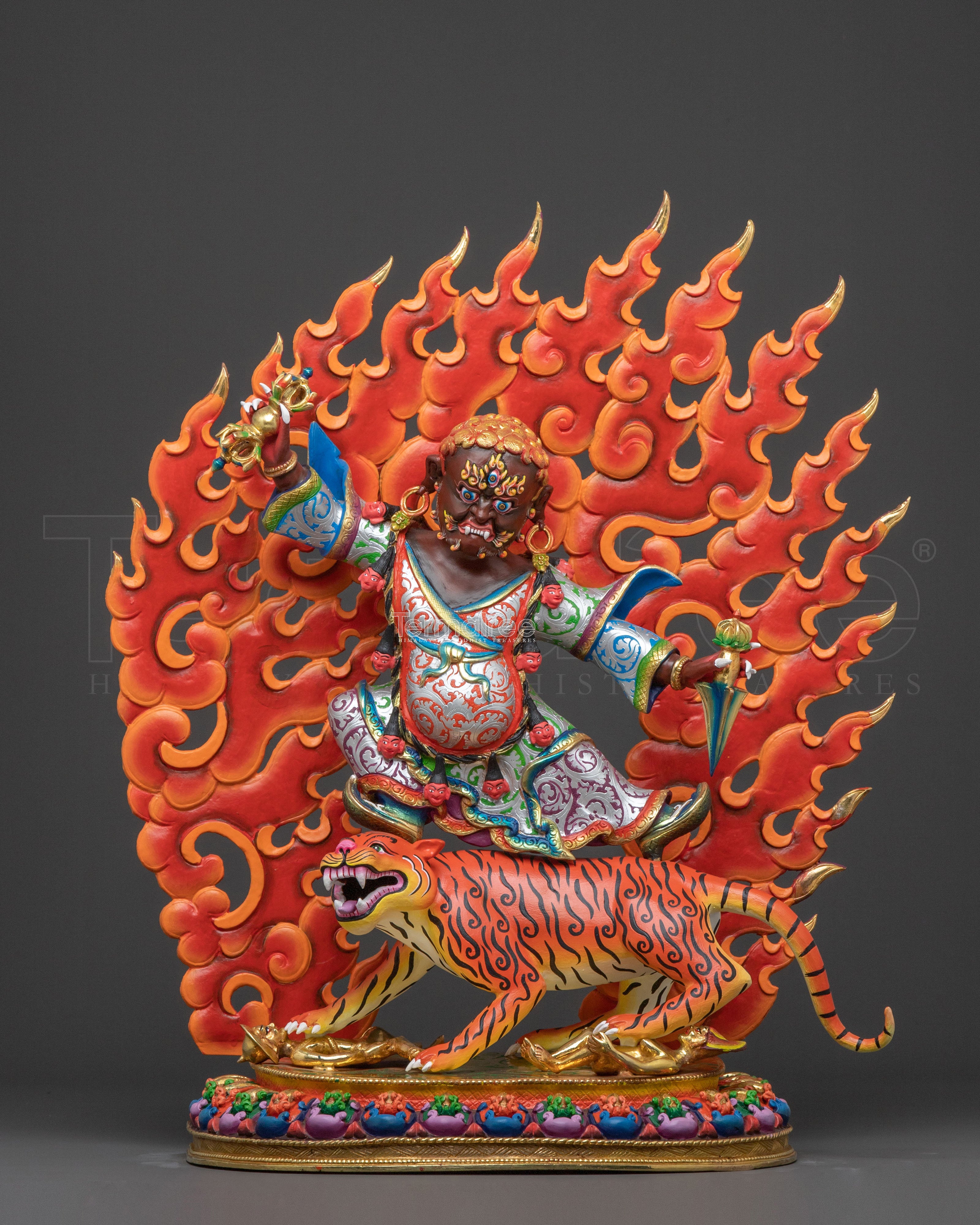 Dorje Drollo Tantric Protector Sculpture for Altar