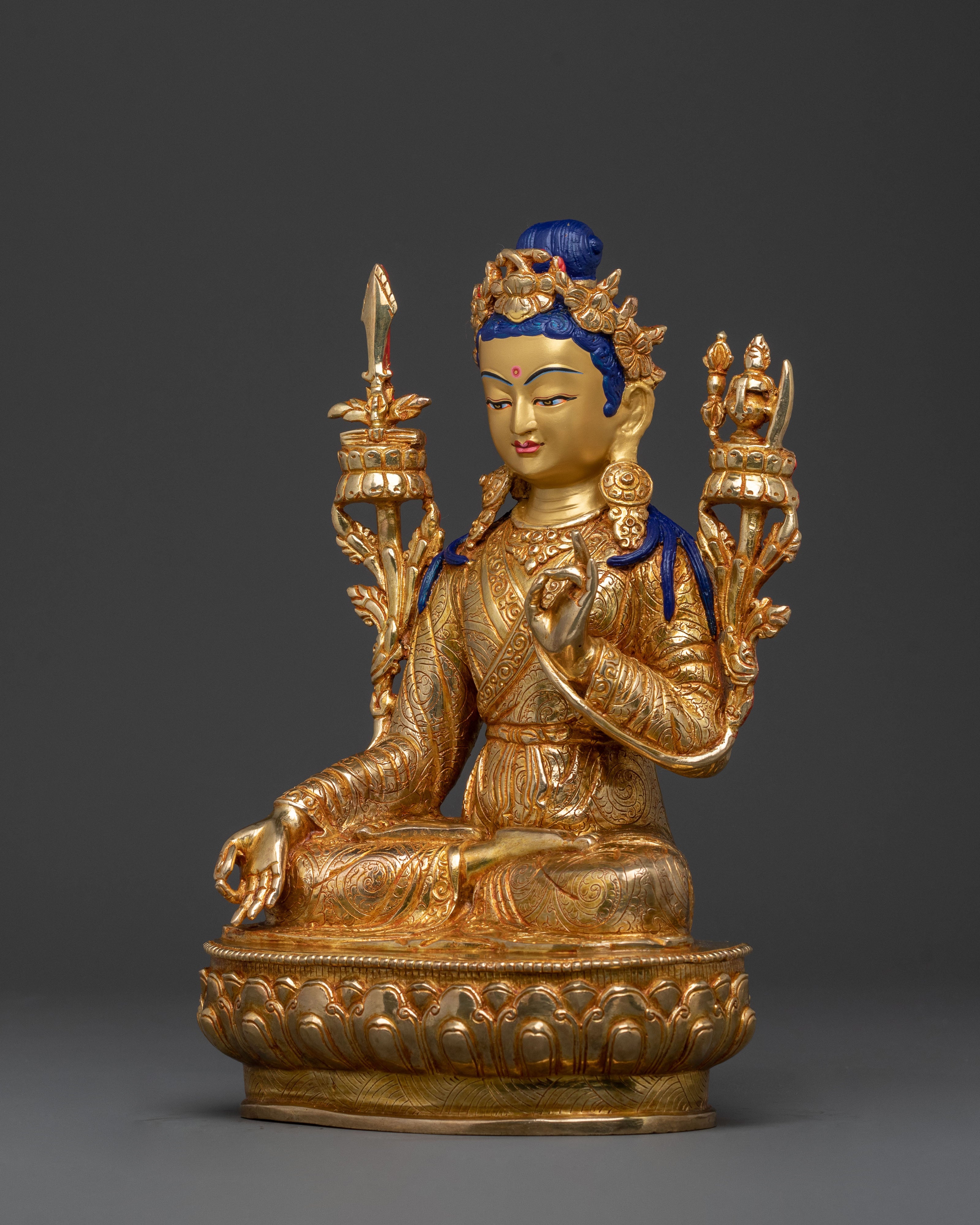 Yuthok Nyingthig Statue | Meditation Altar Decor