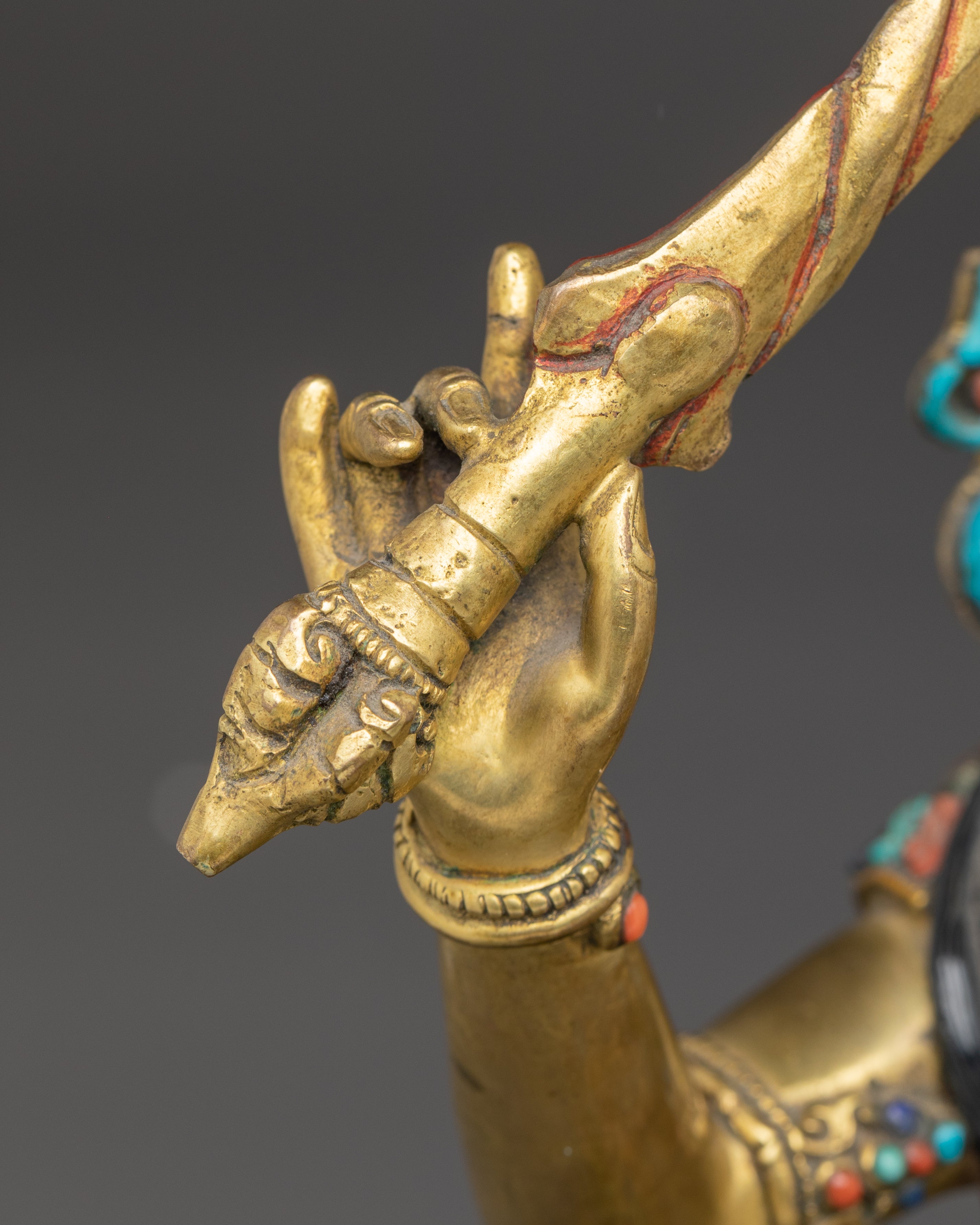 Manjushri, Guardian of Knowledge Handcrafted Statue | Dharma Protector