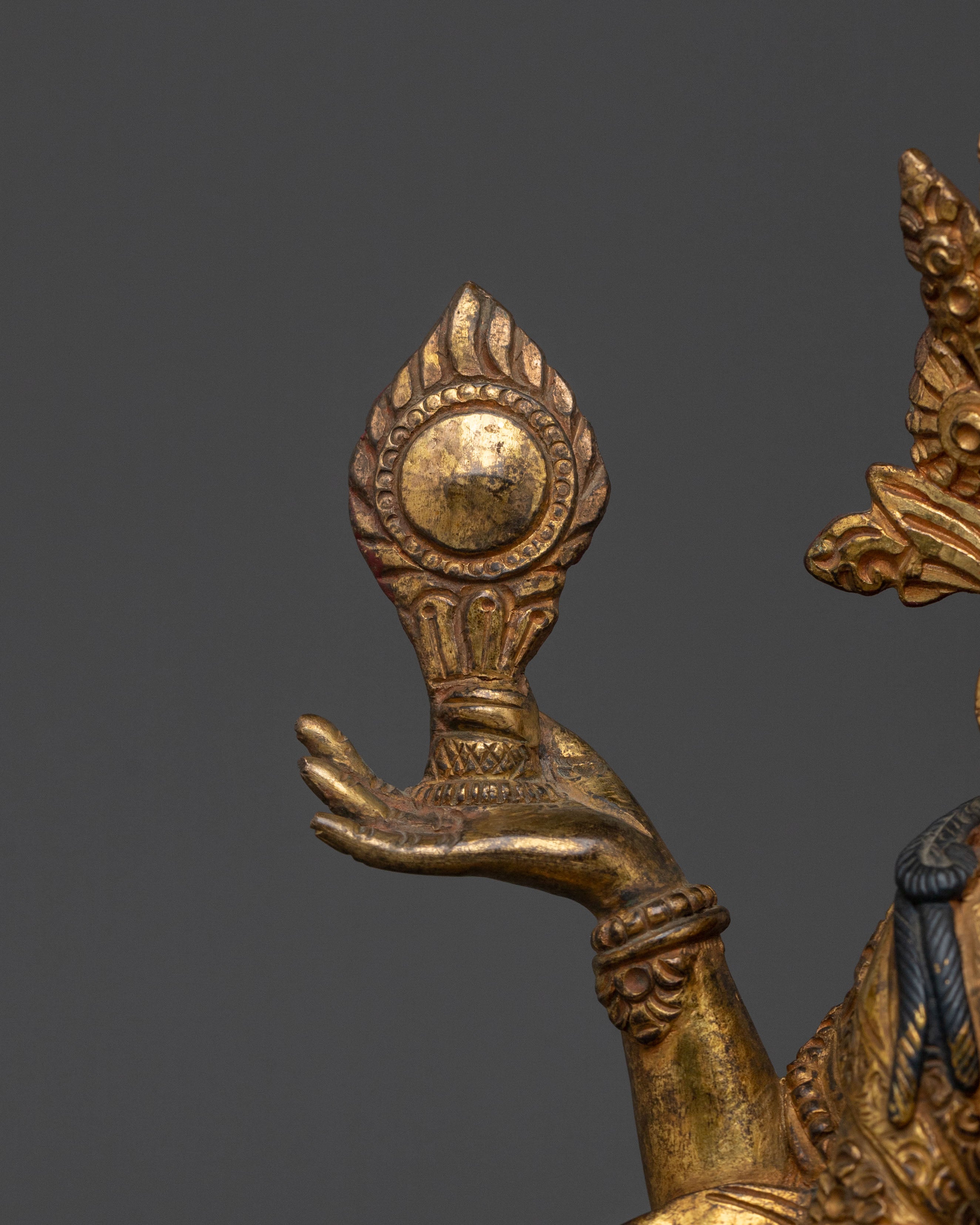 Hindu Devi Laxmi Sacred Sculpture: Sacred Home Decor