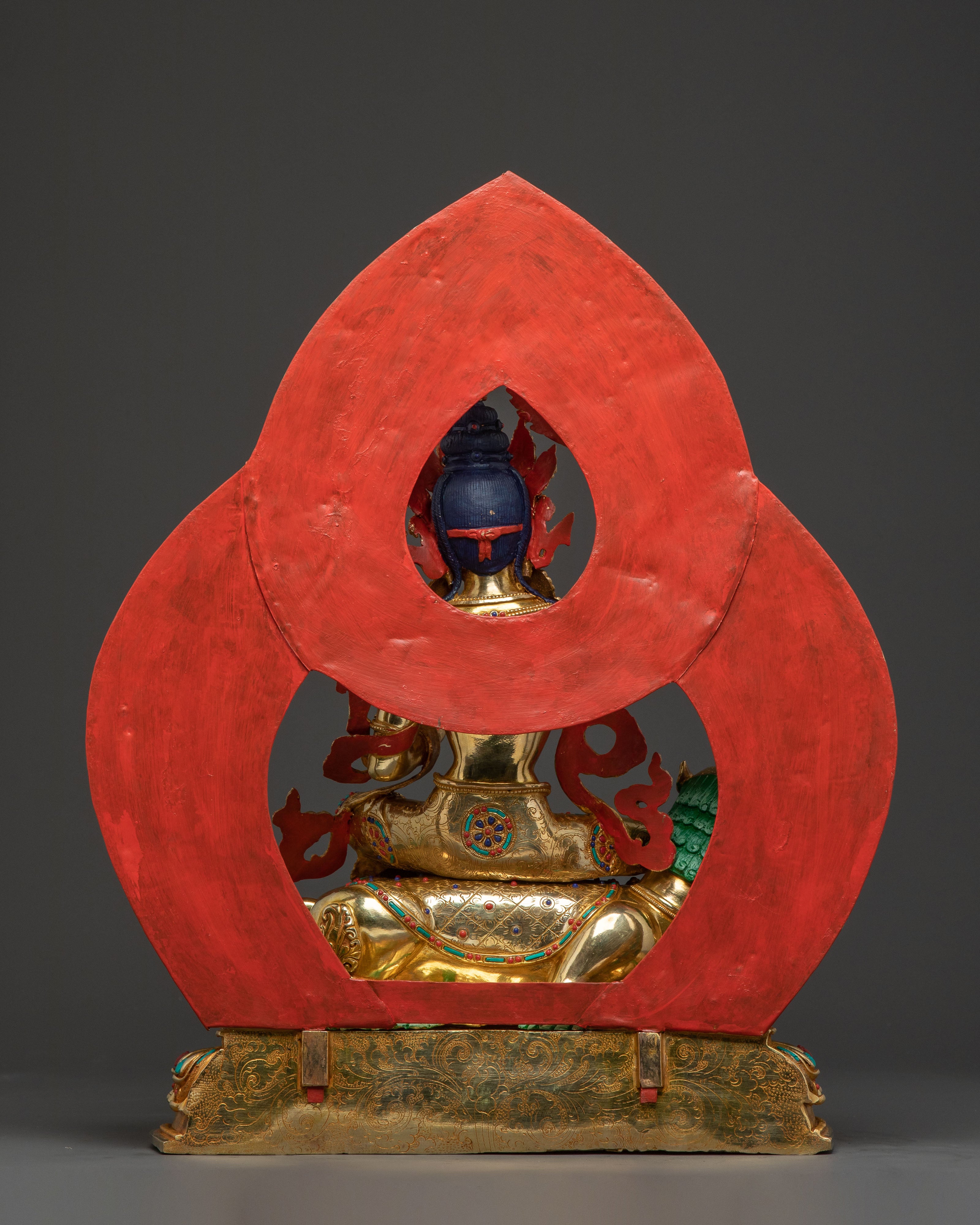 Simhanada Manjushri and Samanthabhadra Statue Set | Nepali Artistry